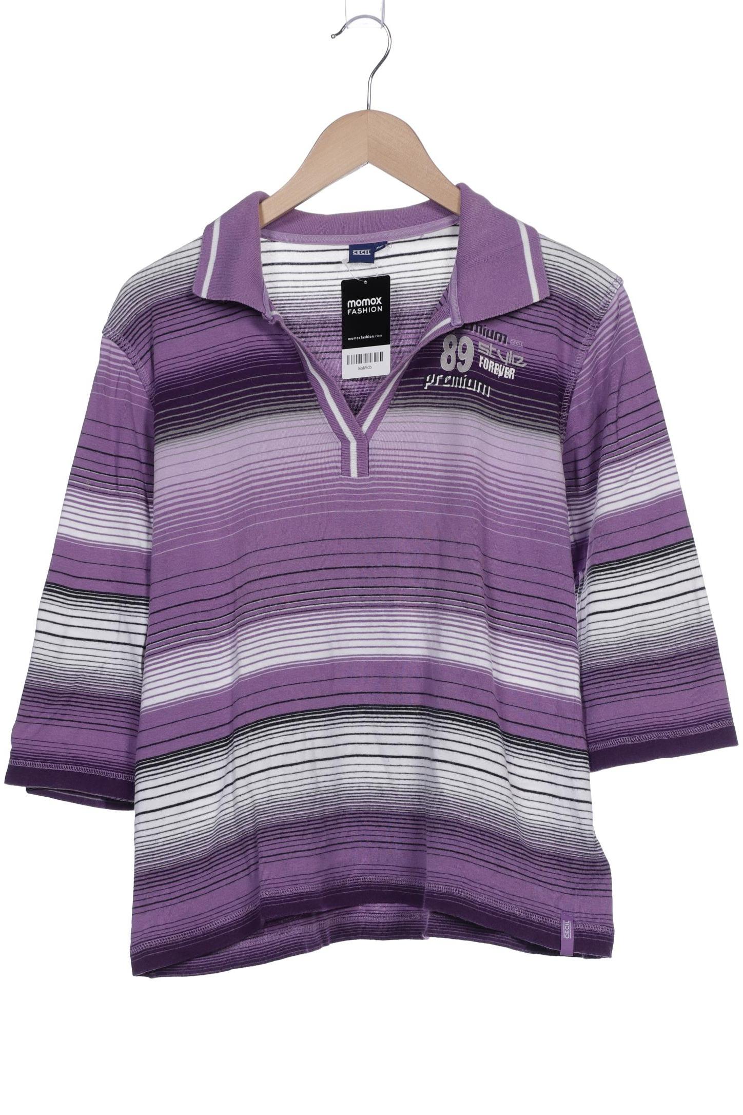 

Cecil Damen Poloshirt, flieder, Gr. 46