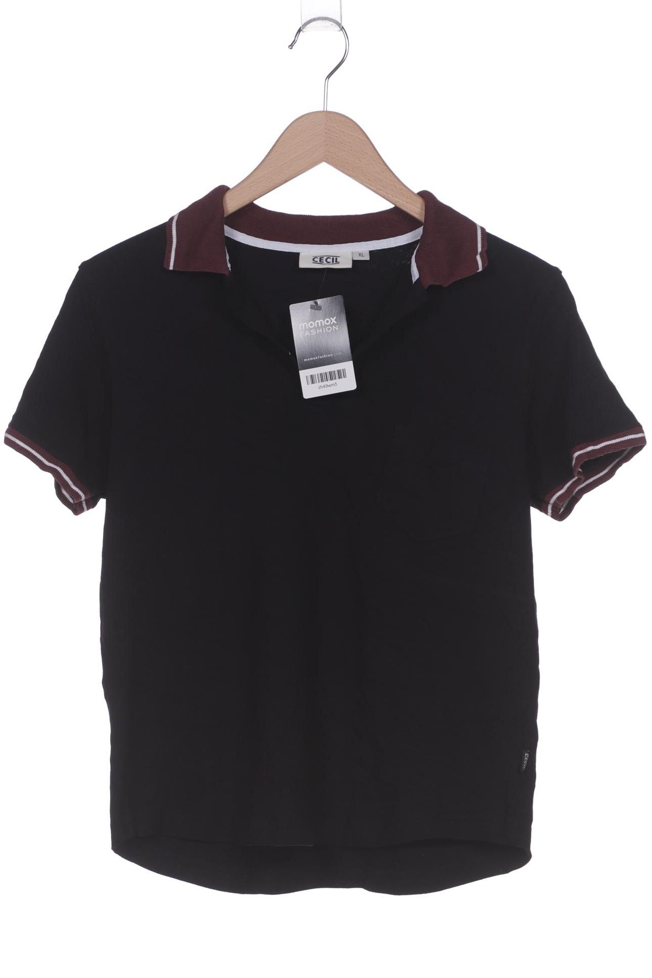 

Cecil Damen Poloshirt, schwarz, Gr. 44