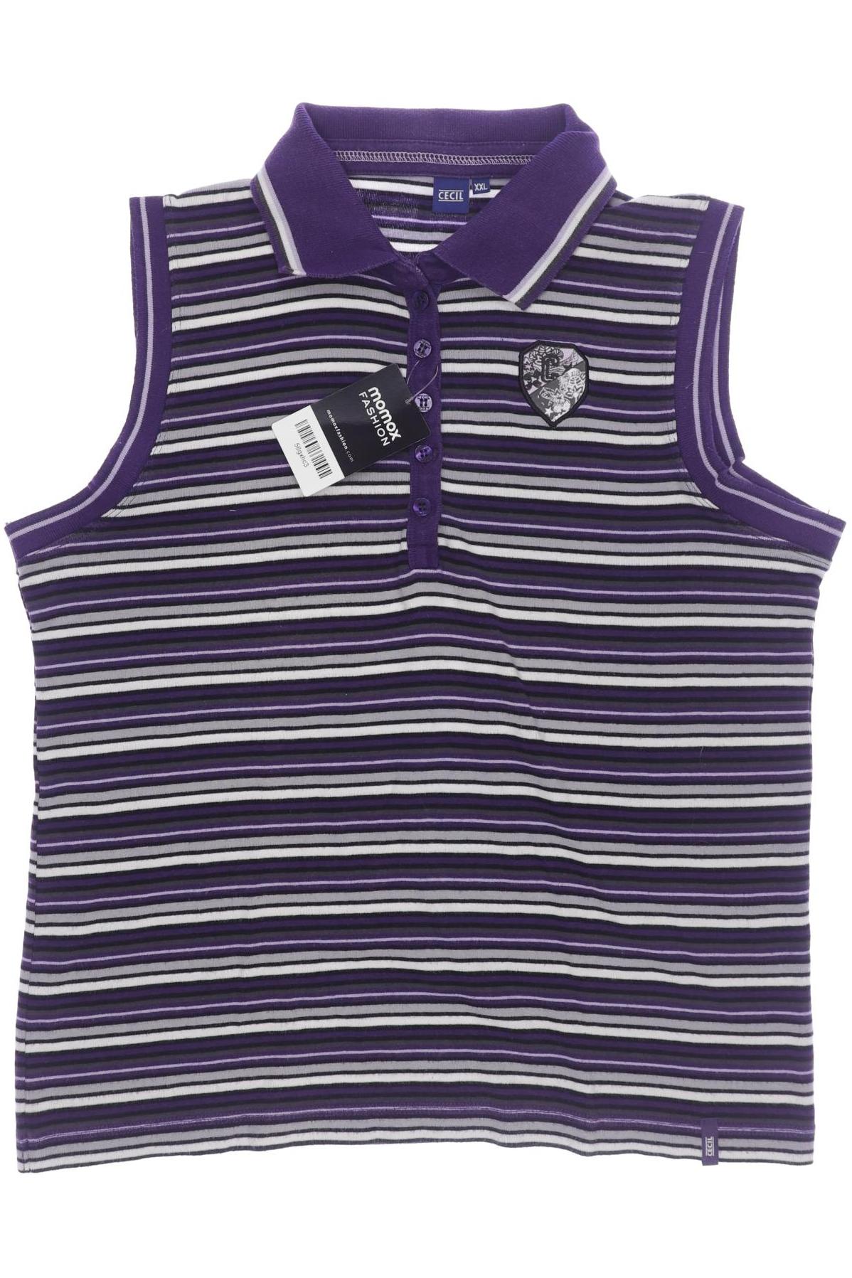 

Cecil Damen Poloshirt, flieder, Gr. 46