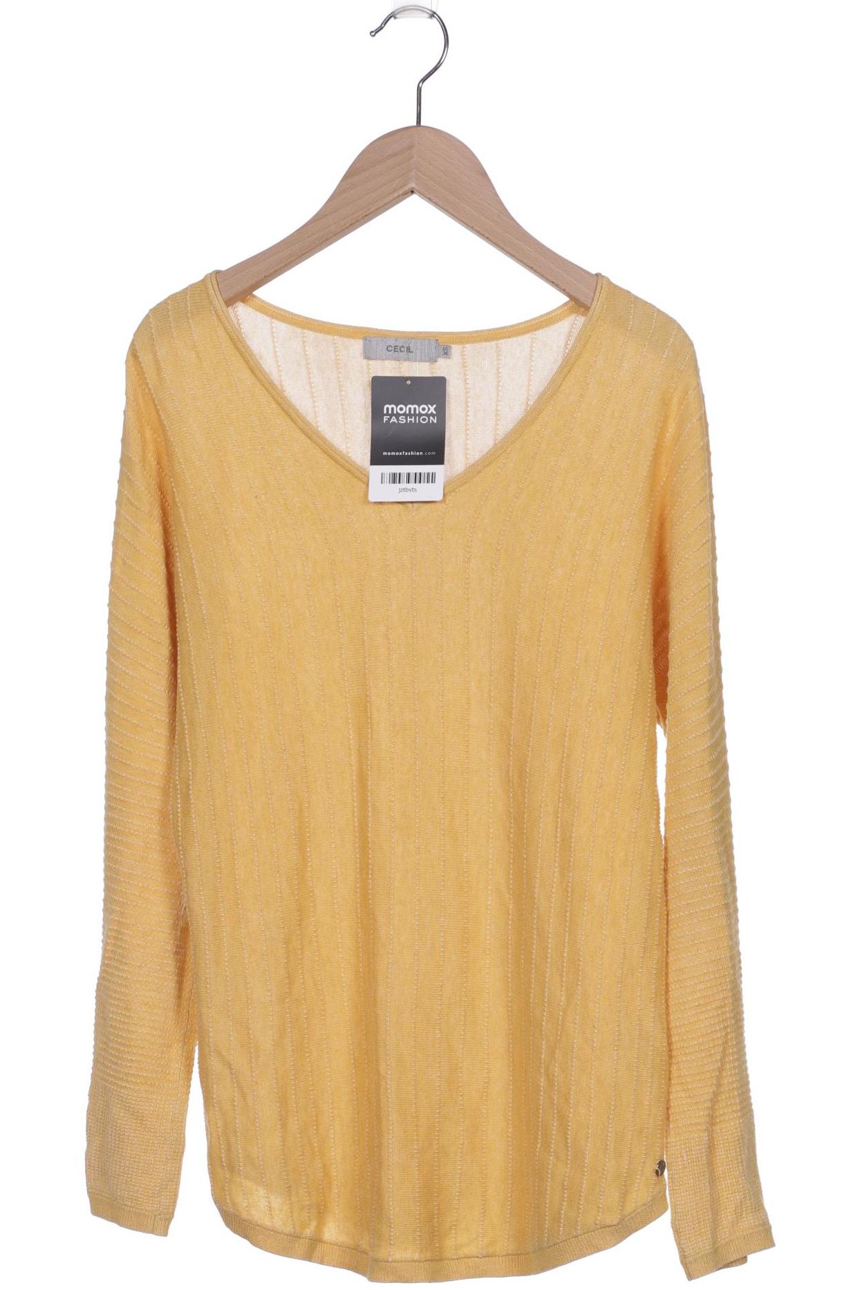 

Cecil Damen Pullover, gelb, Gr. 34