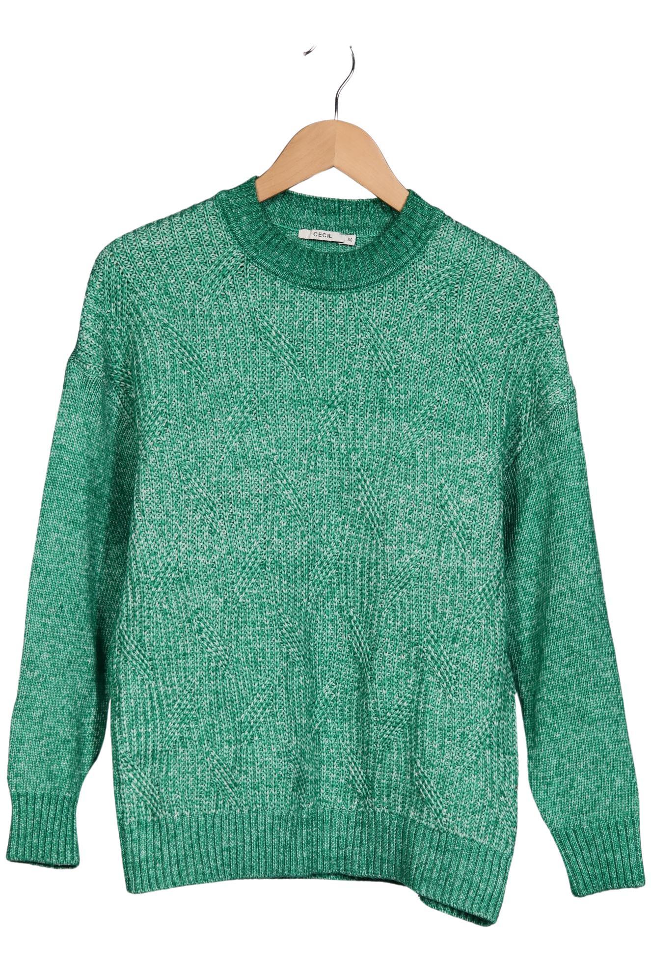 

Cecil Damen Pullover, grün, Gr. 34