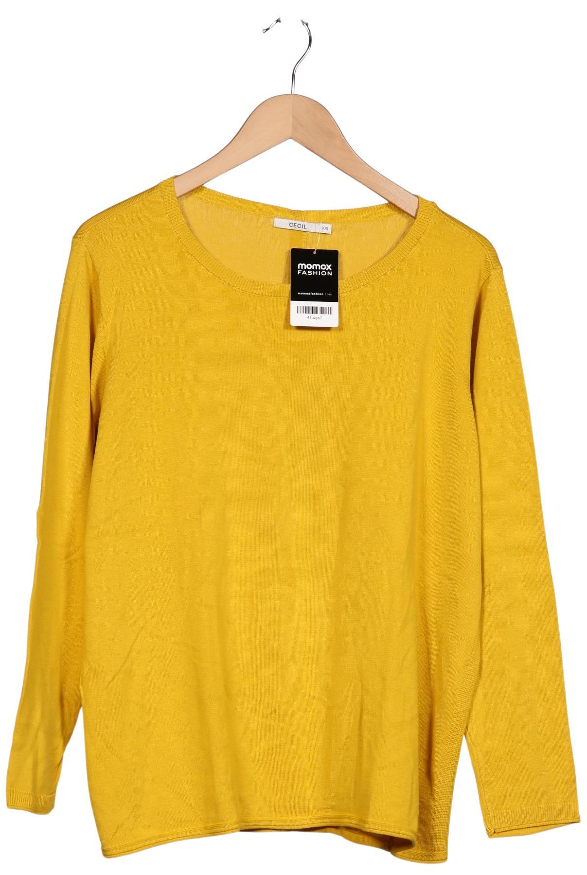 

Cecil Damen Pullover, gelb, Gr. 46