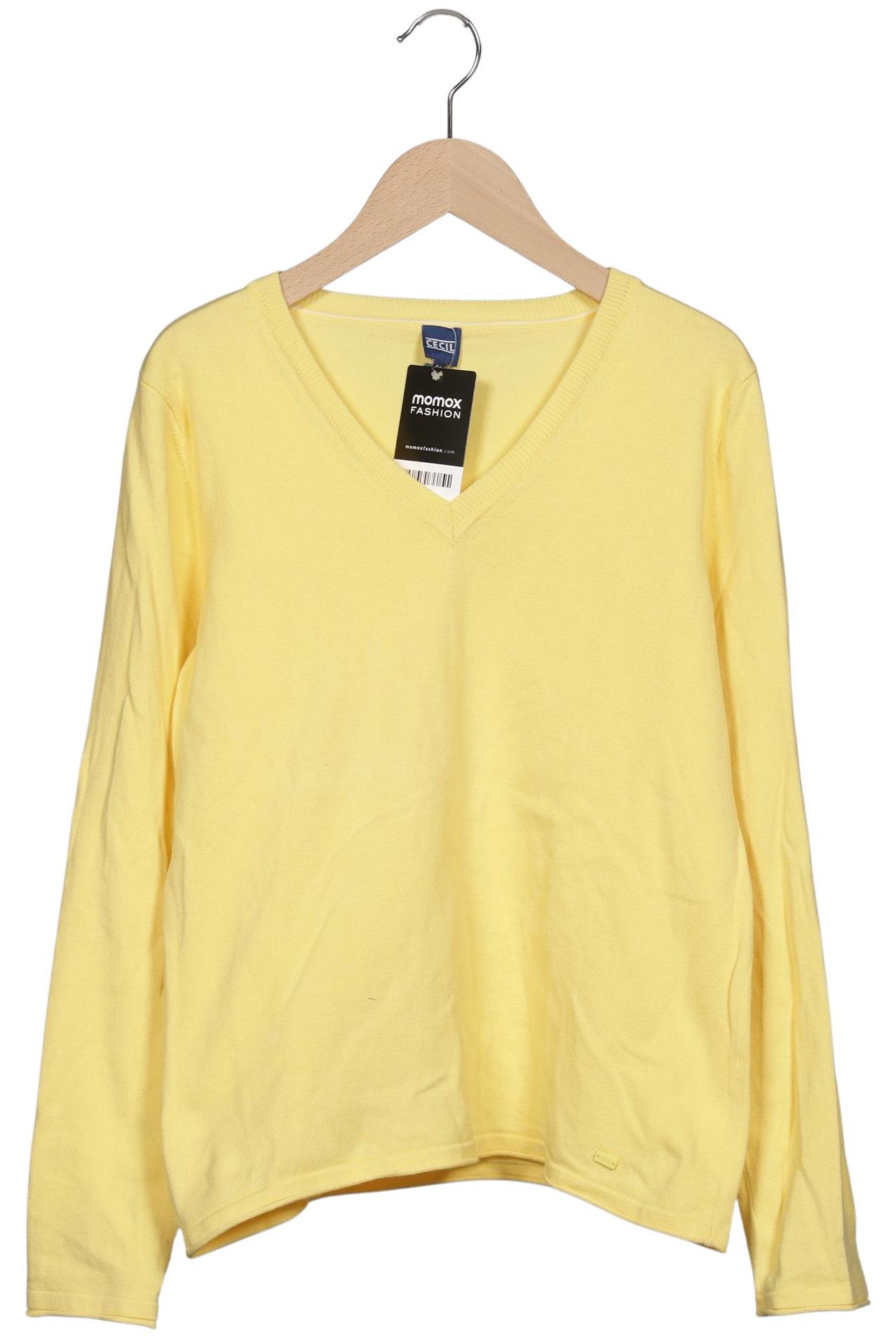 

Cecil Damen Pullover, gelb, Gr. 38