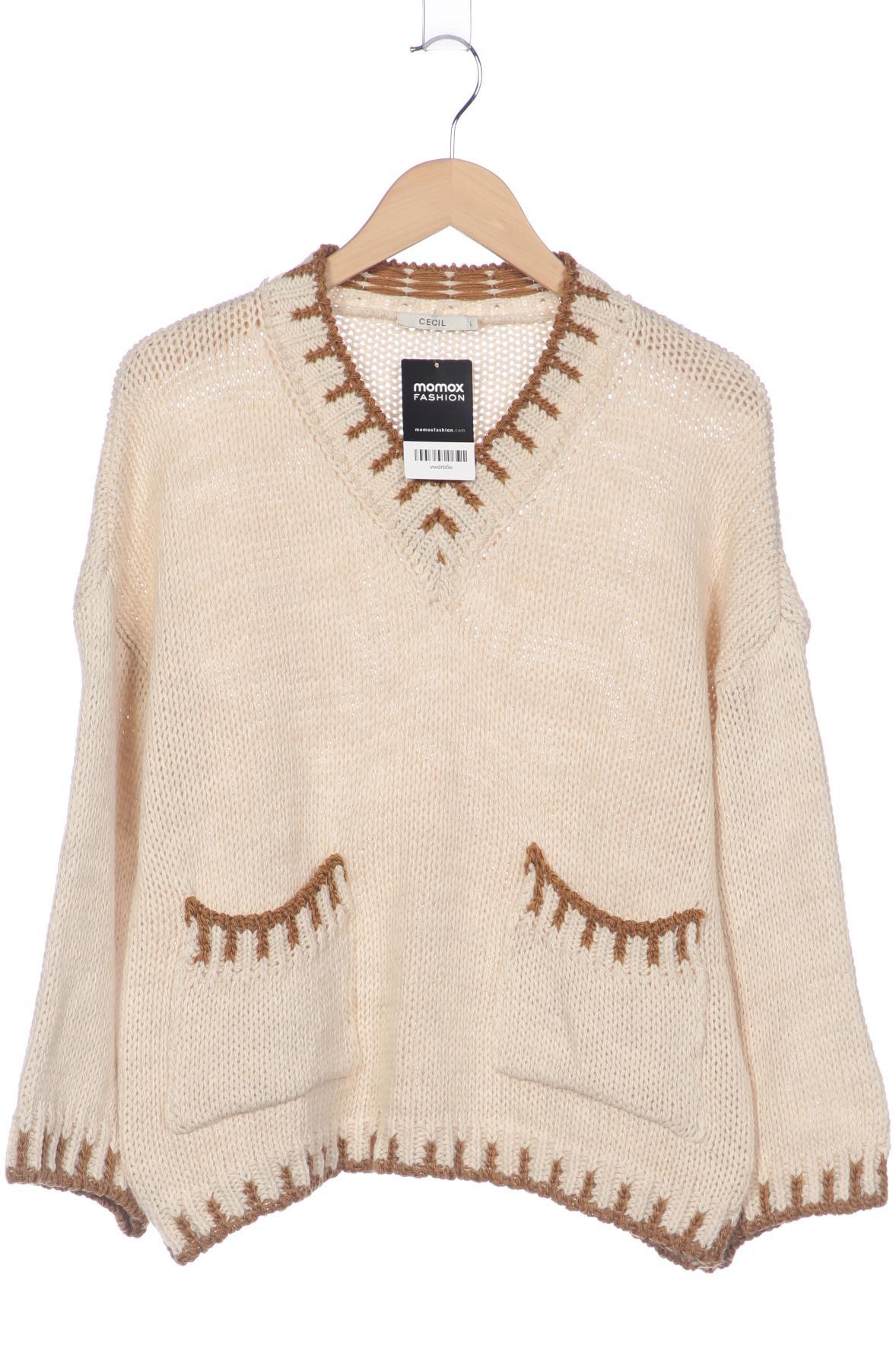 

Cecil Damen Pullover, cremeweiß, Gr. 42