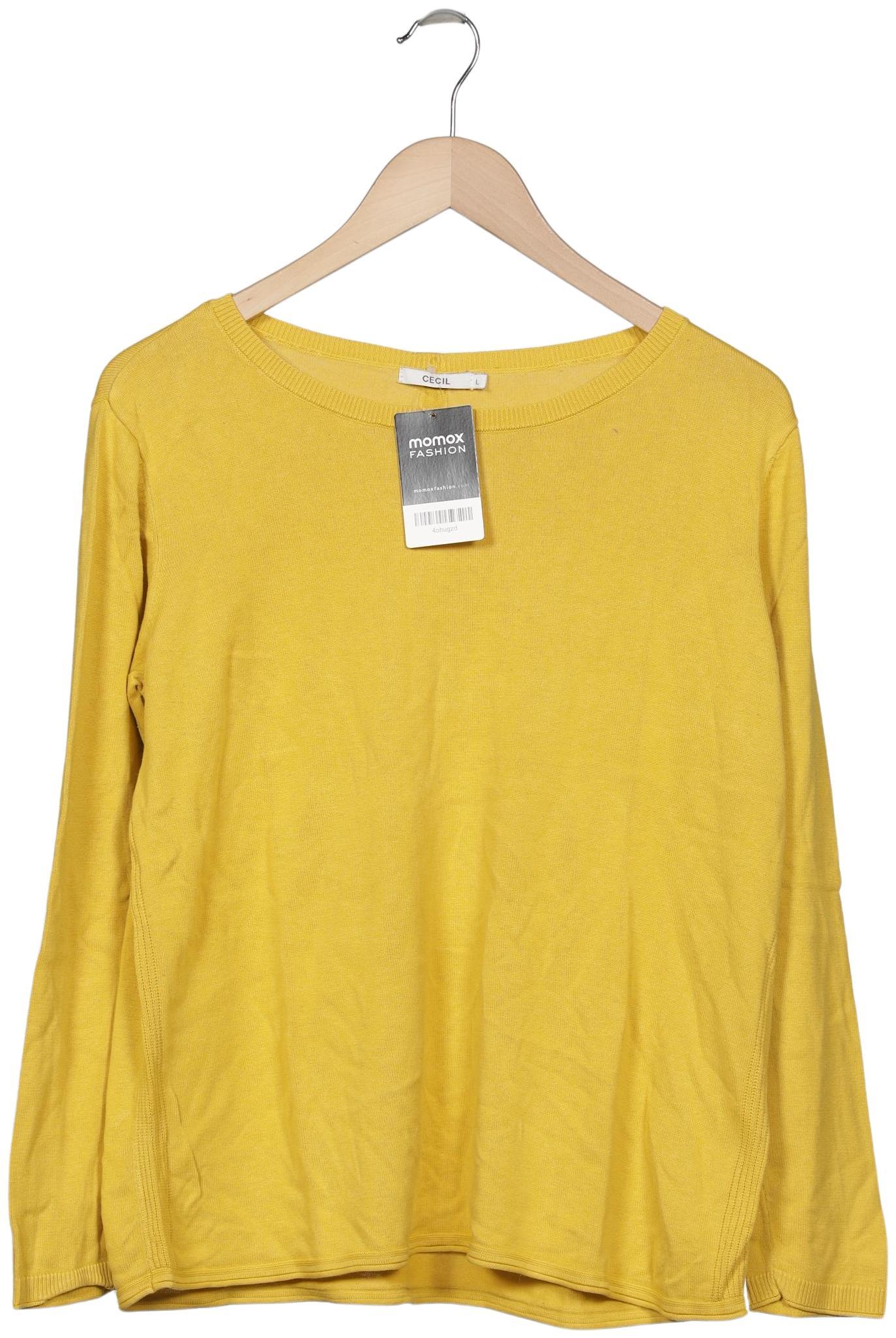 

Cecil Damen Pullover, gelb, Gr. 42