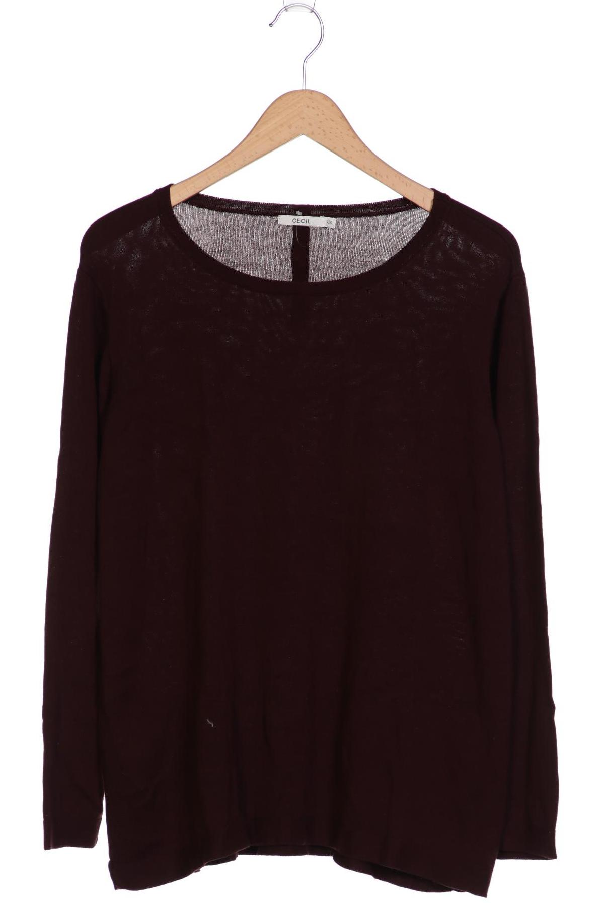 

Cecil Damen Pullover, bordeaux, Gr. 46