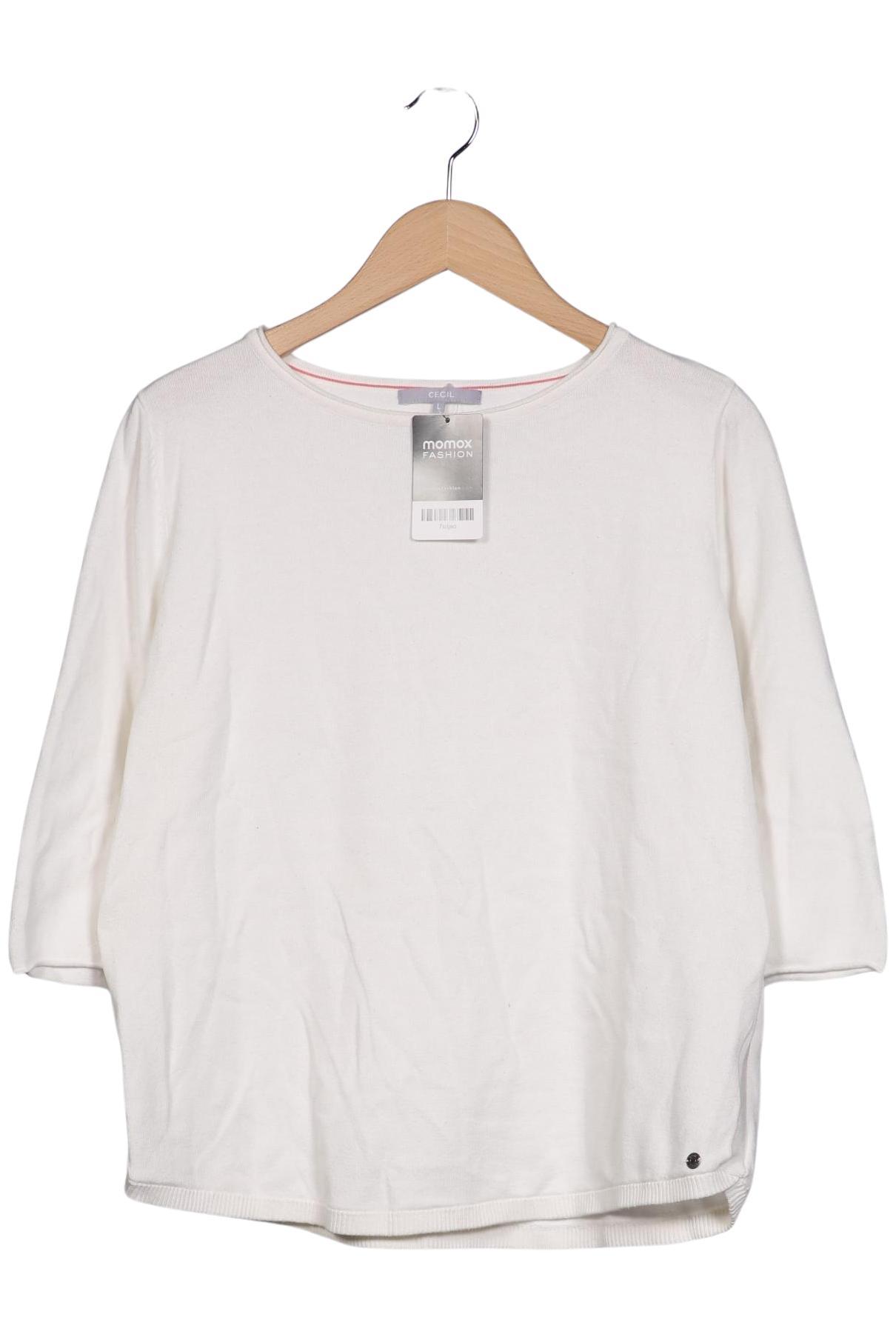 

Cecil Damen Pullover, weiß, Gr. 42