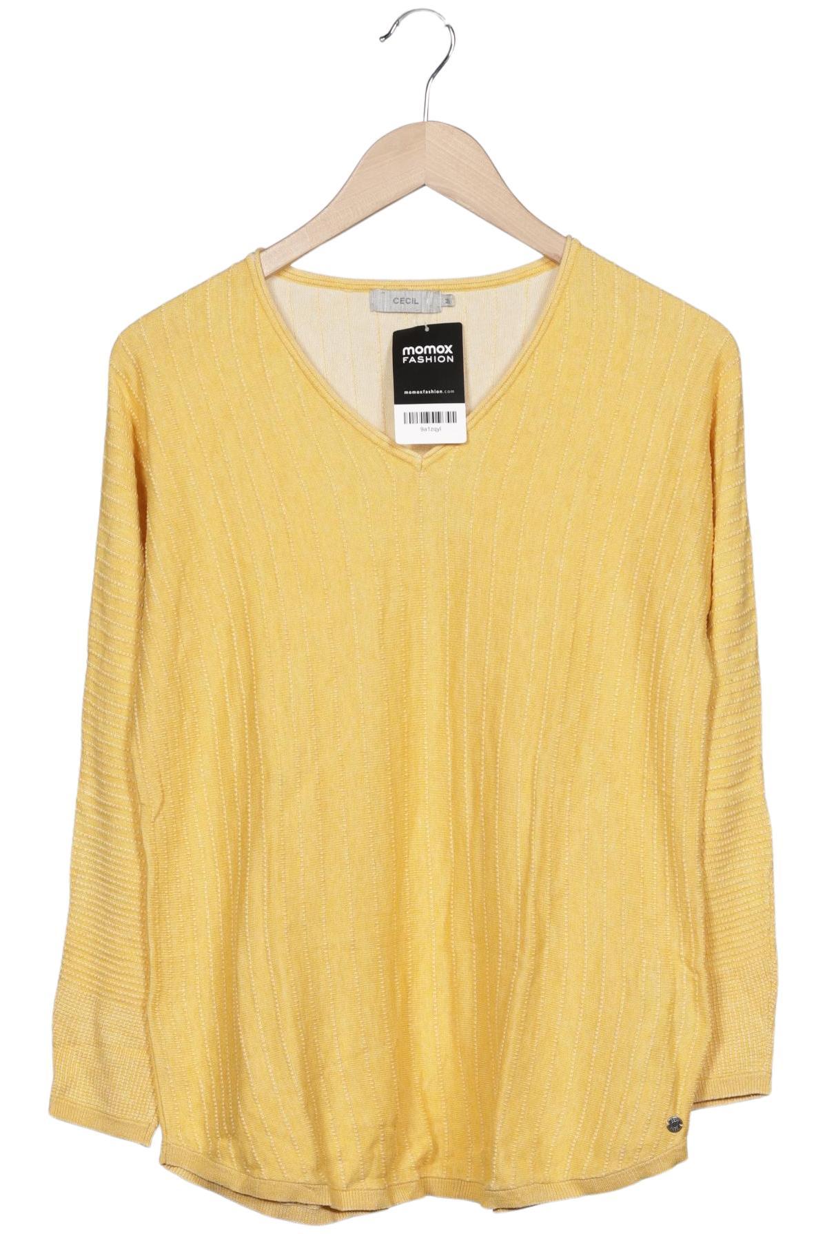 

Cecil Damen Pullover, gelb, Gr. 38