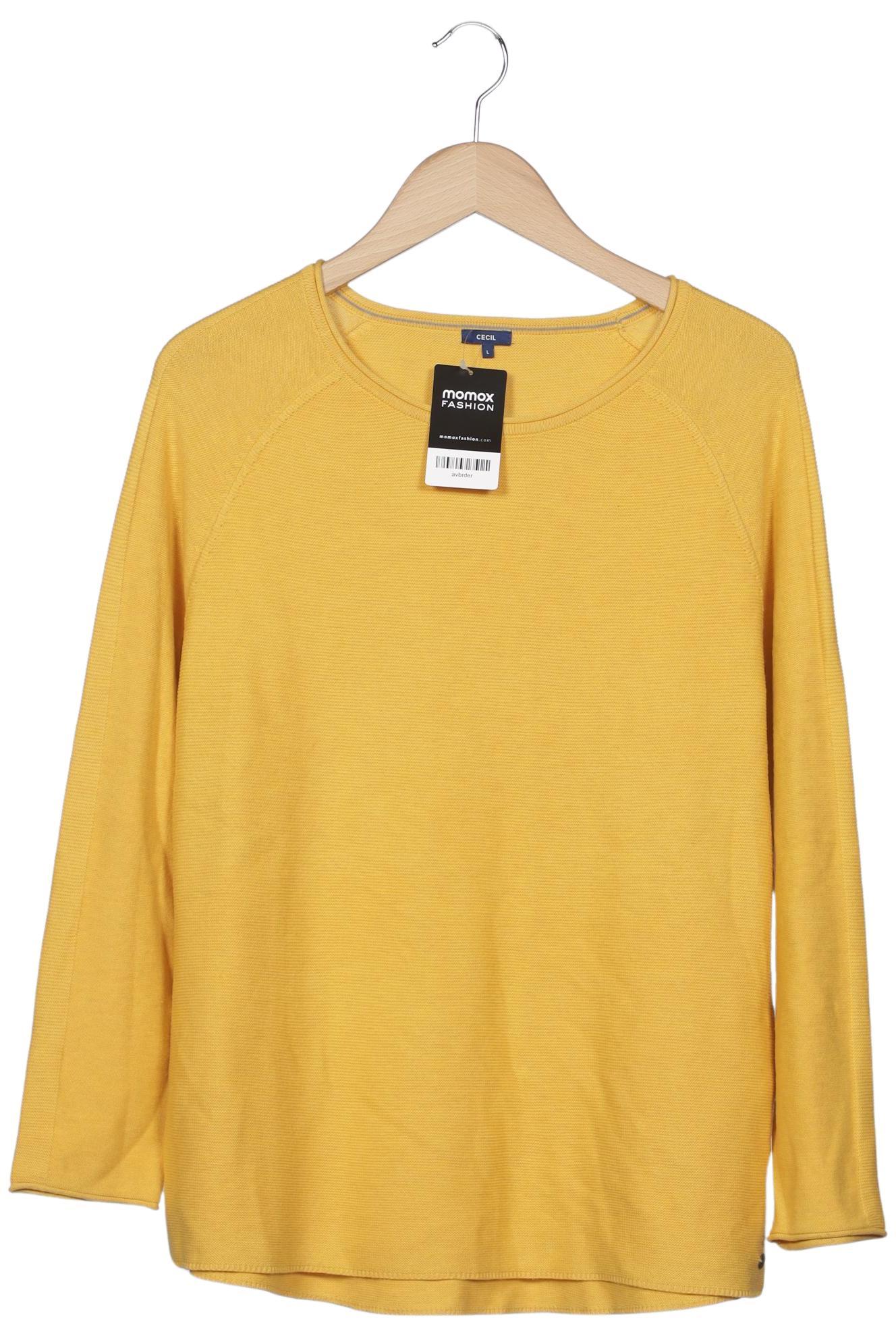 

Cecil Damen Pullover, gelb, Gr. 42