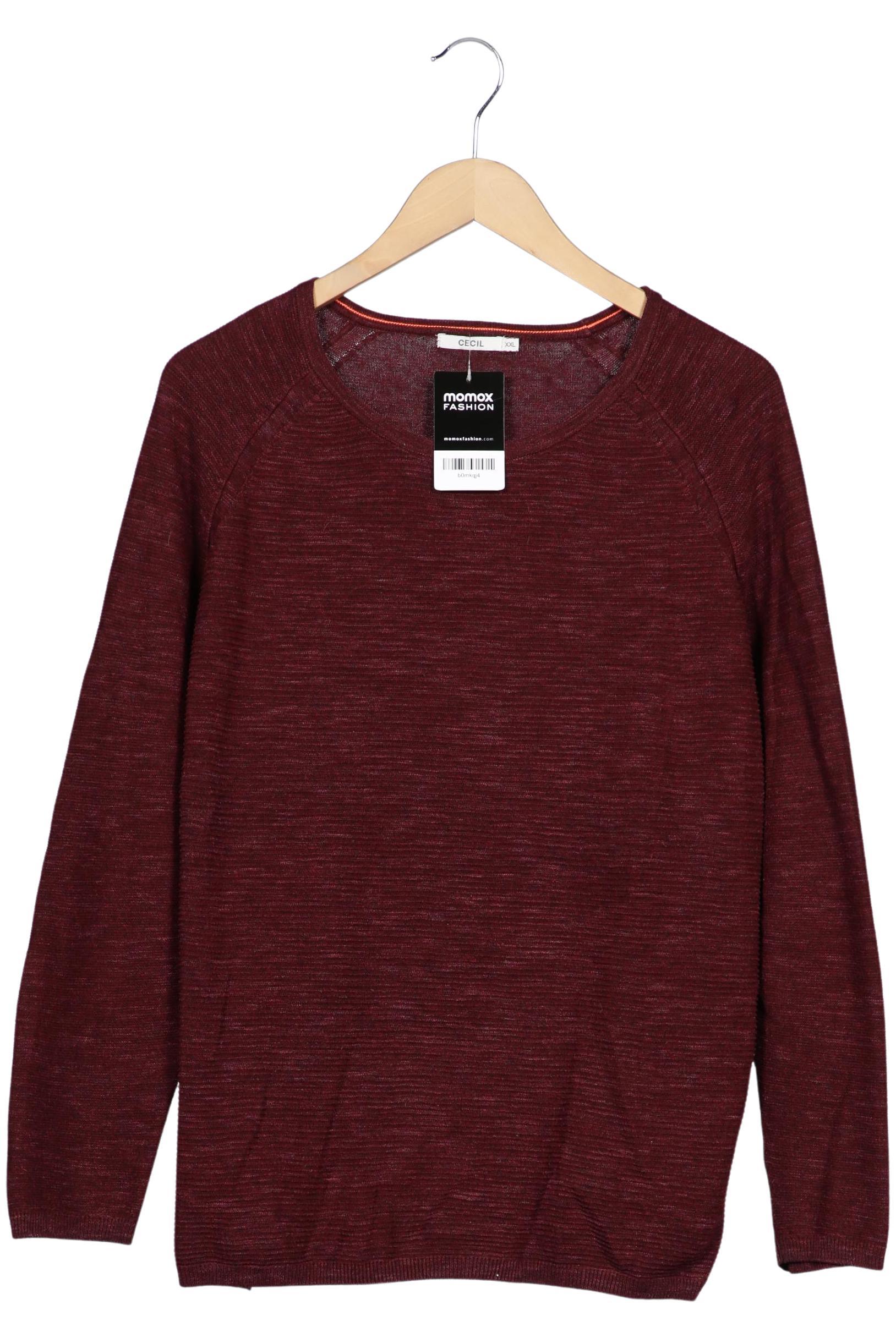 

Cecil Damen Pullover, bordeaux, Gr. 46