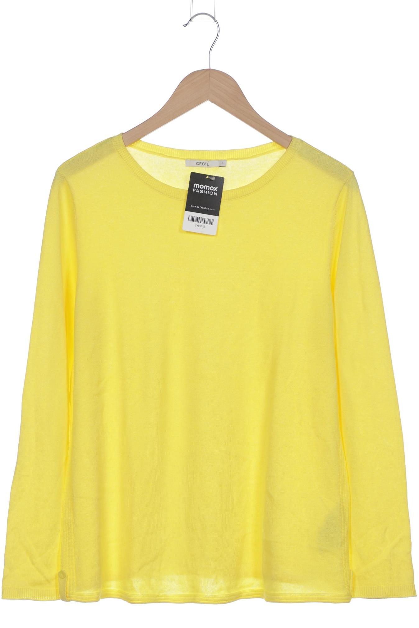 

Cecil Damen Pullover, gelb, Gr. 42
