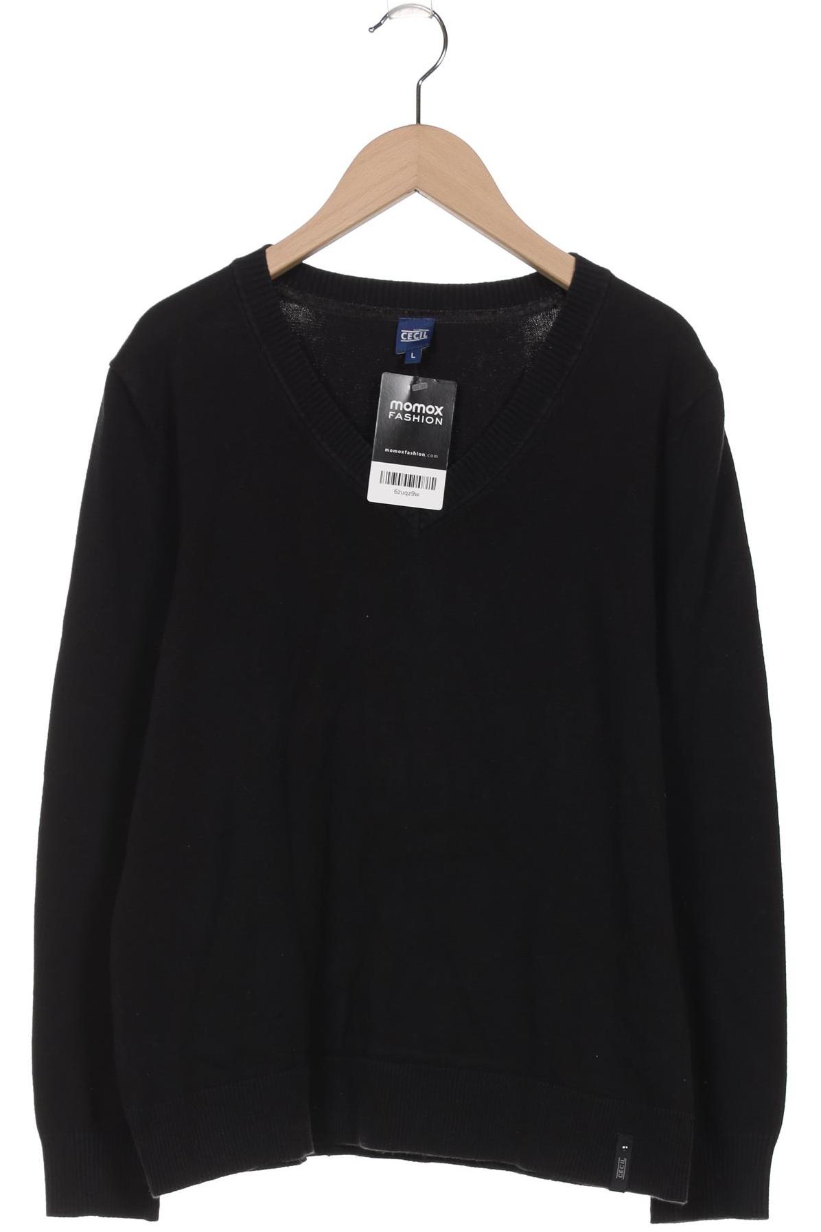Thumbnail - Cecil Damen Pullover, schwarz, Gr. 42