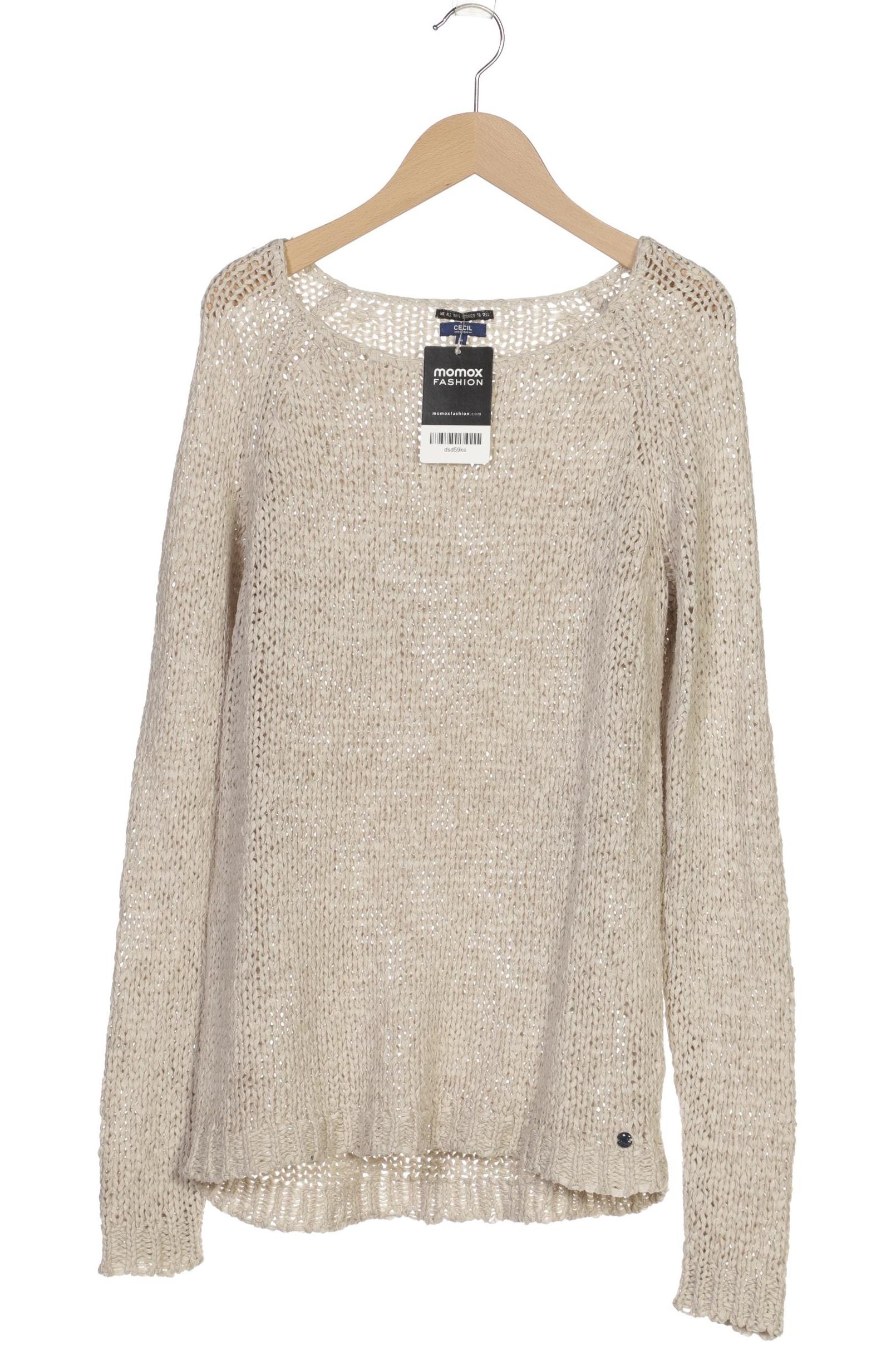 

Cecil Damen Pullover, cremeweiß, Gr. 38