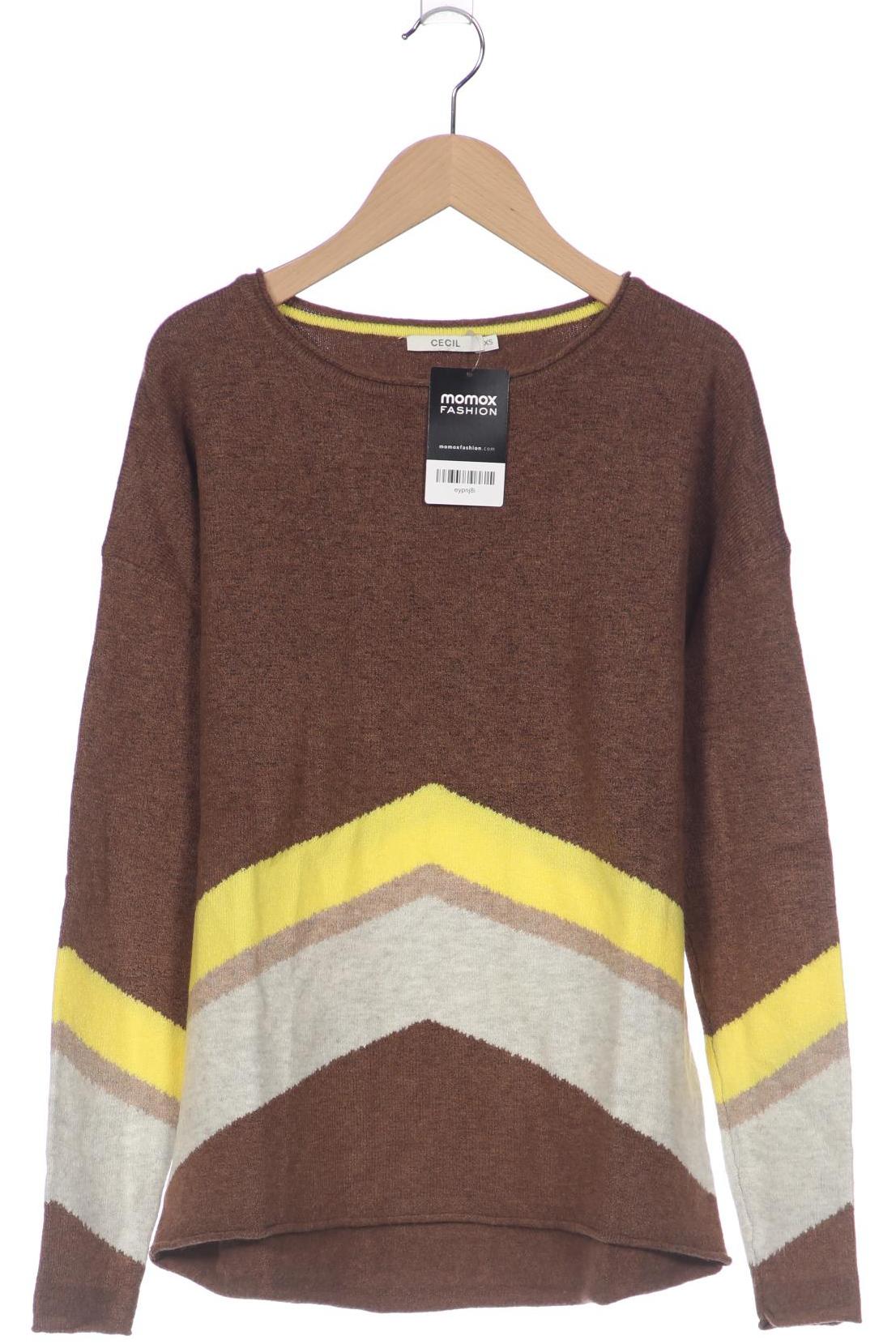 

Cecil Damen Pullover, braun, Gr. 34