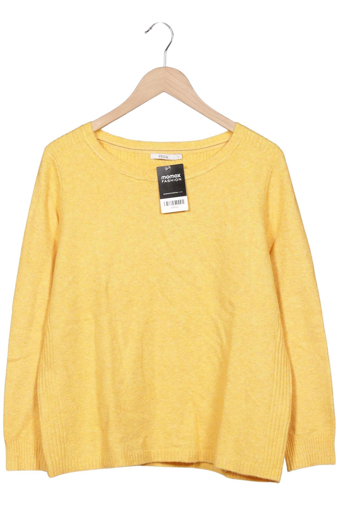 

Cecil Damen Pullover, gelb, Gr. 42