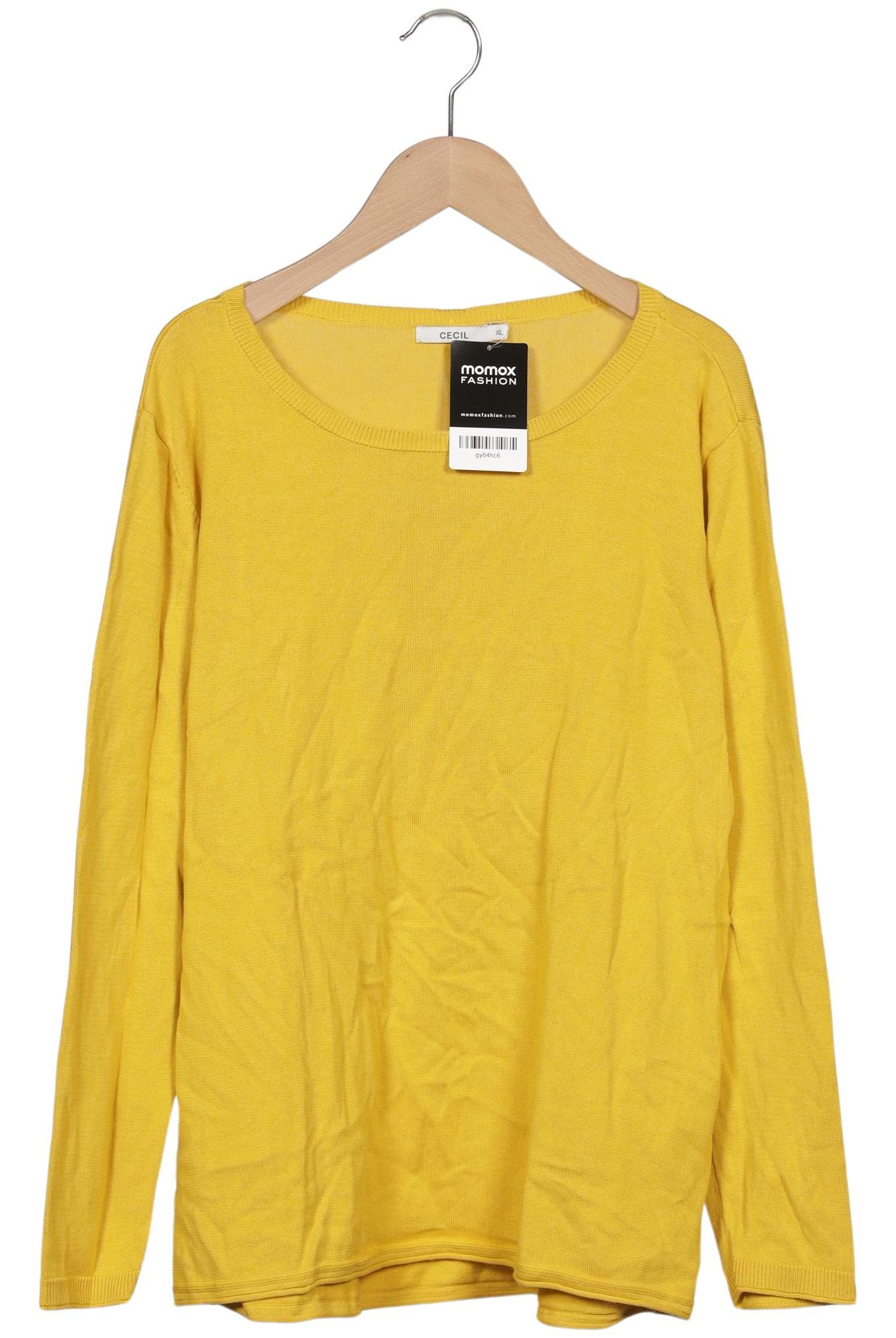 

Cecil Damen Pullover, gelb, Gr. 44