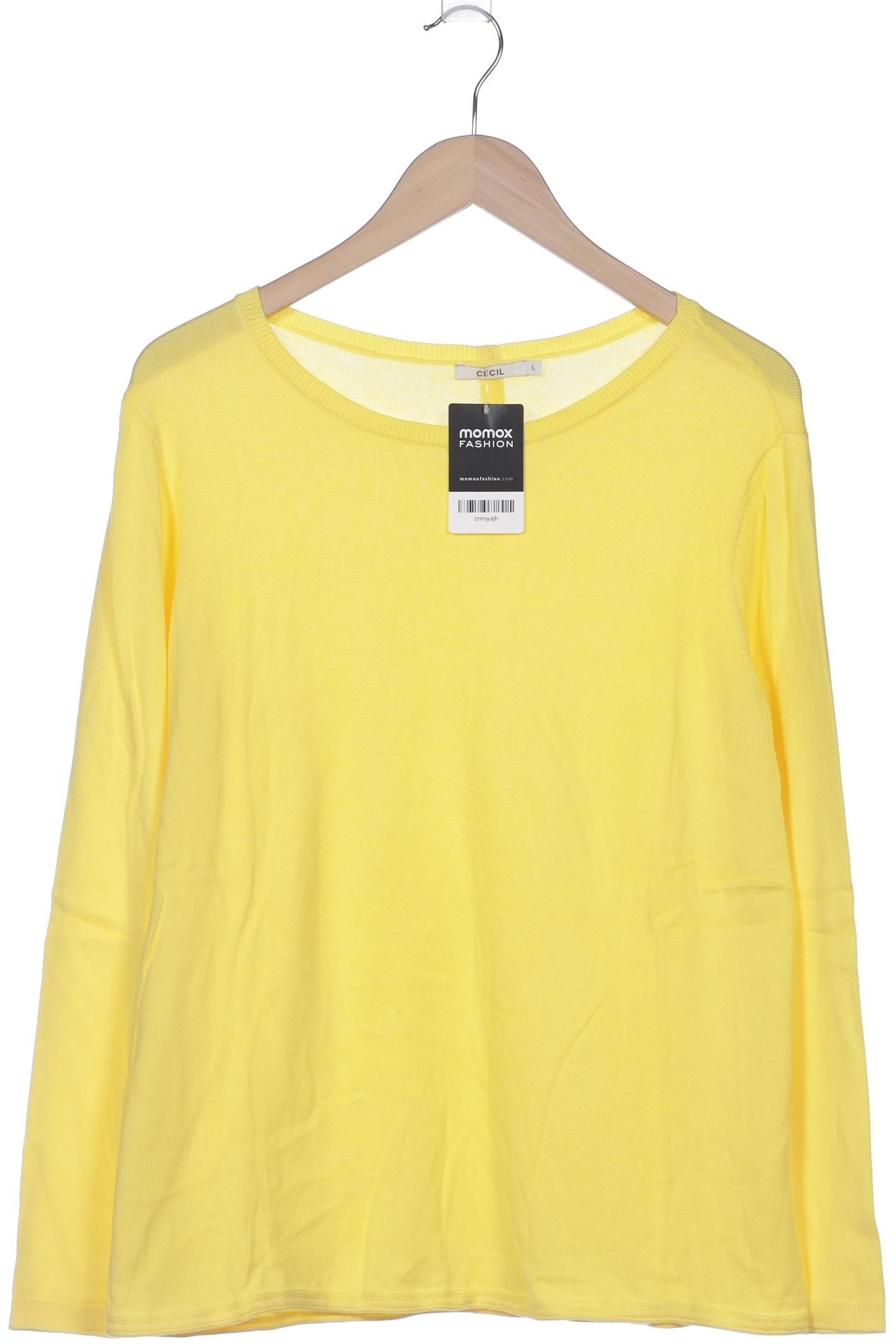 

Cecil Damen Pullover, gelb, Gr. 42