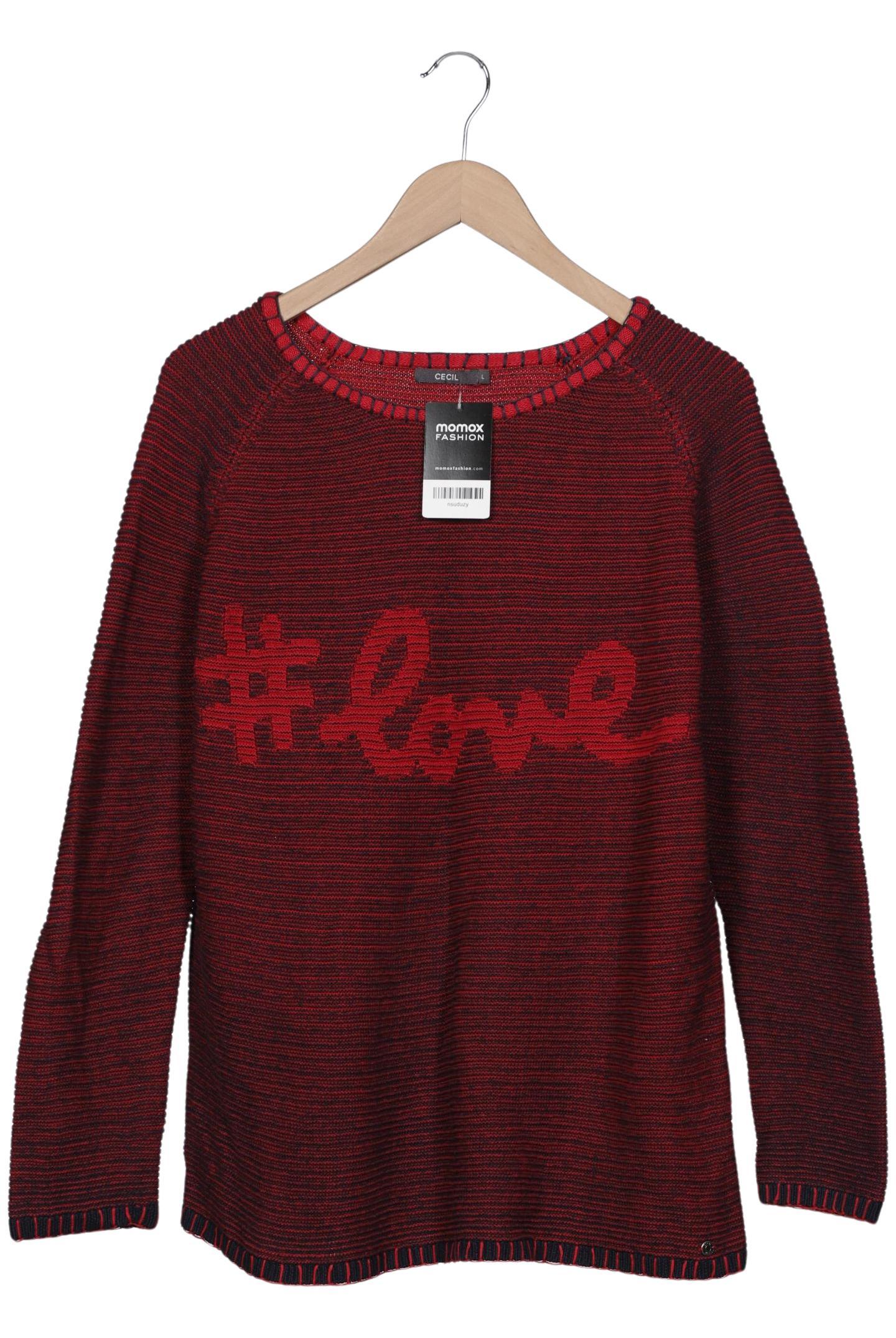 

Cecil Damen Pullover, bordeaux, Gr. 42