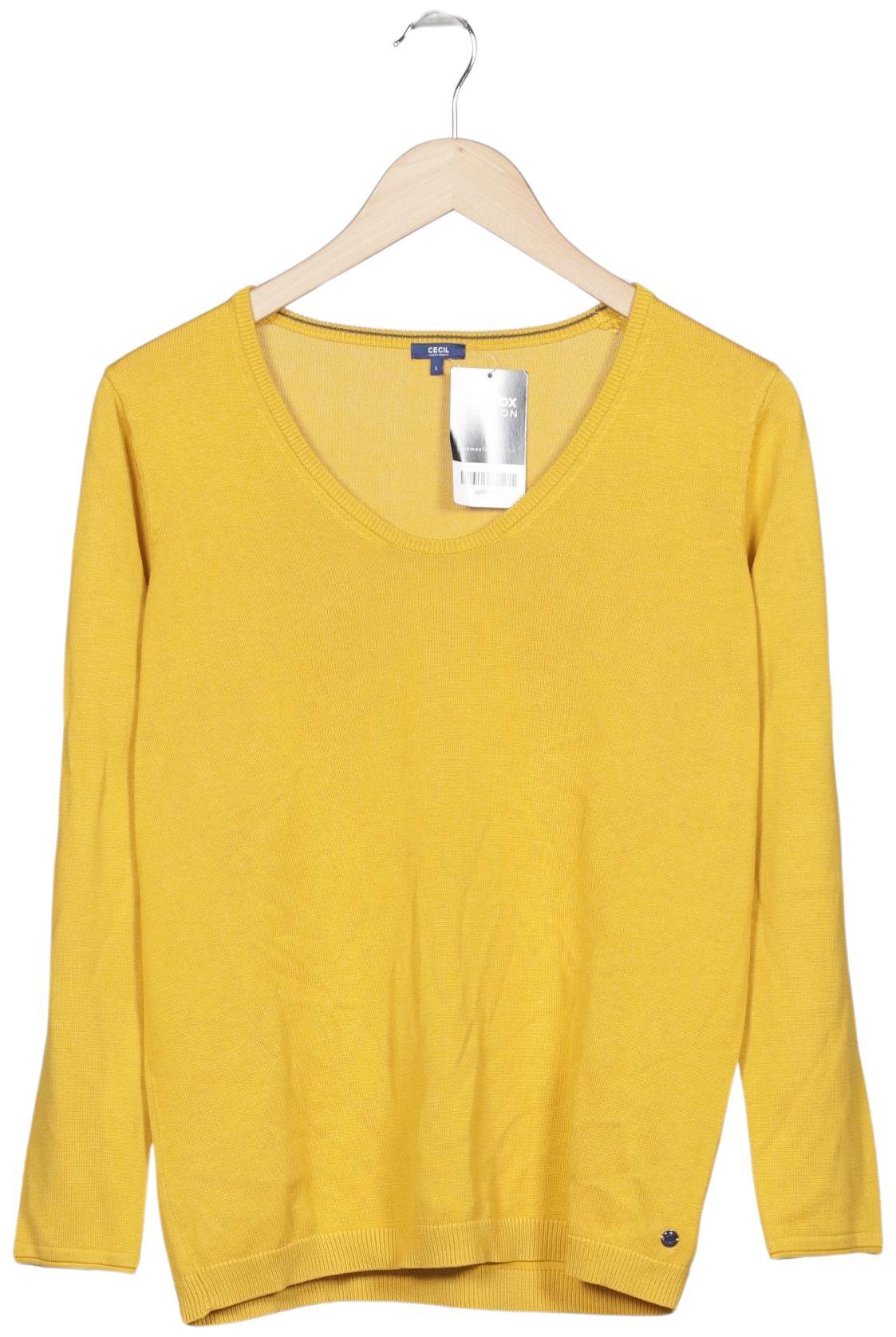 

Cecil Damen Pullover, gelb, Gr. 42
