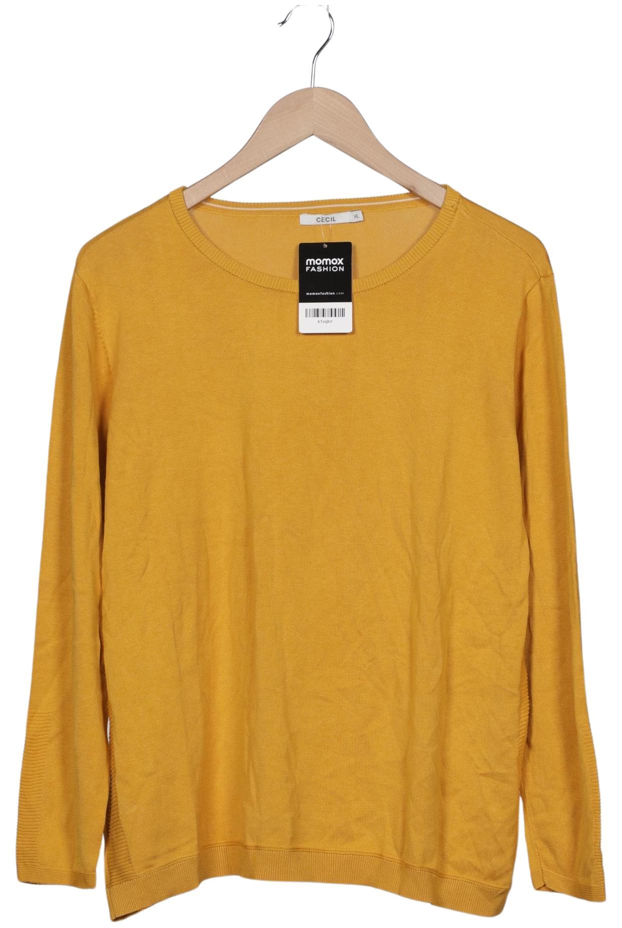 

Cecil Damen Pullover, gelb, Gr. 44