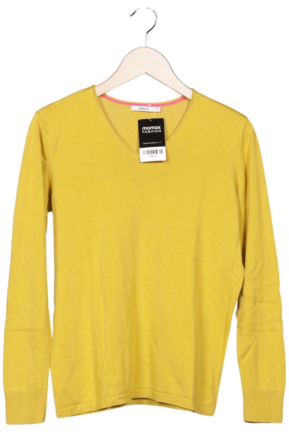 

Cecil Damen Pullover, gelb, Gr. 36