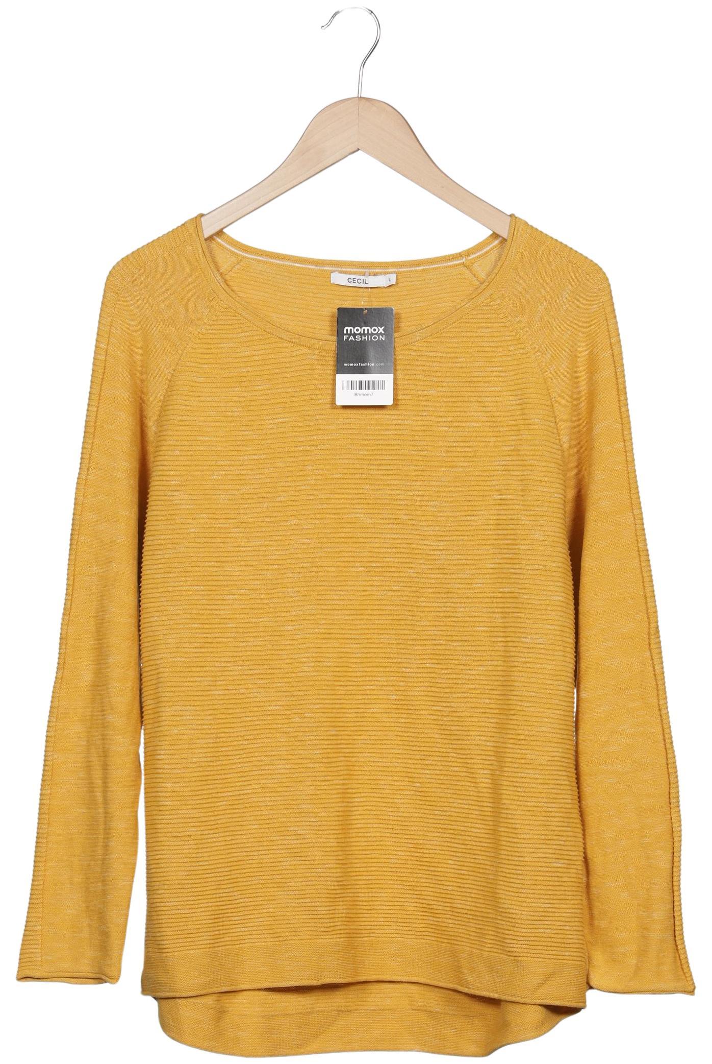 

Cecil Damen Pullover, gelb, Gr. 42