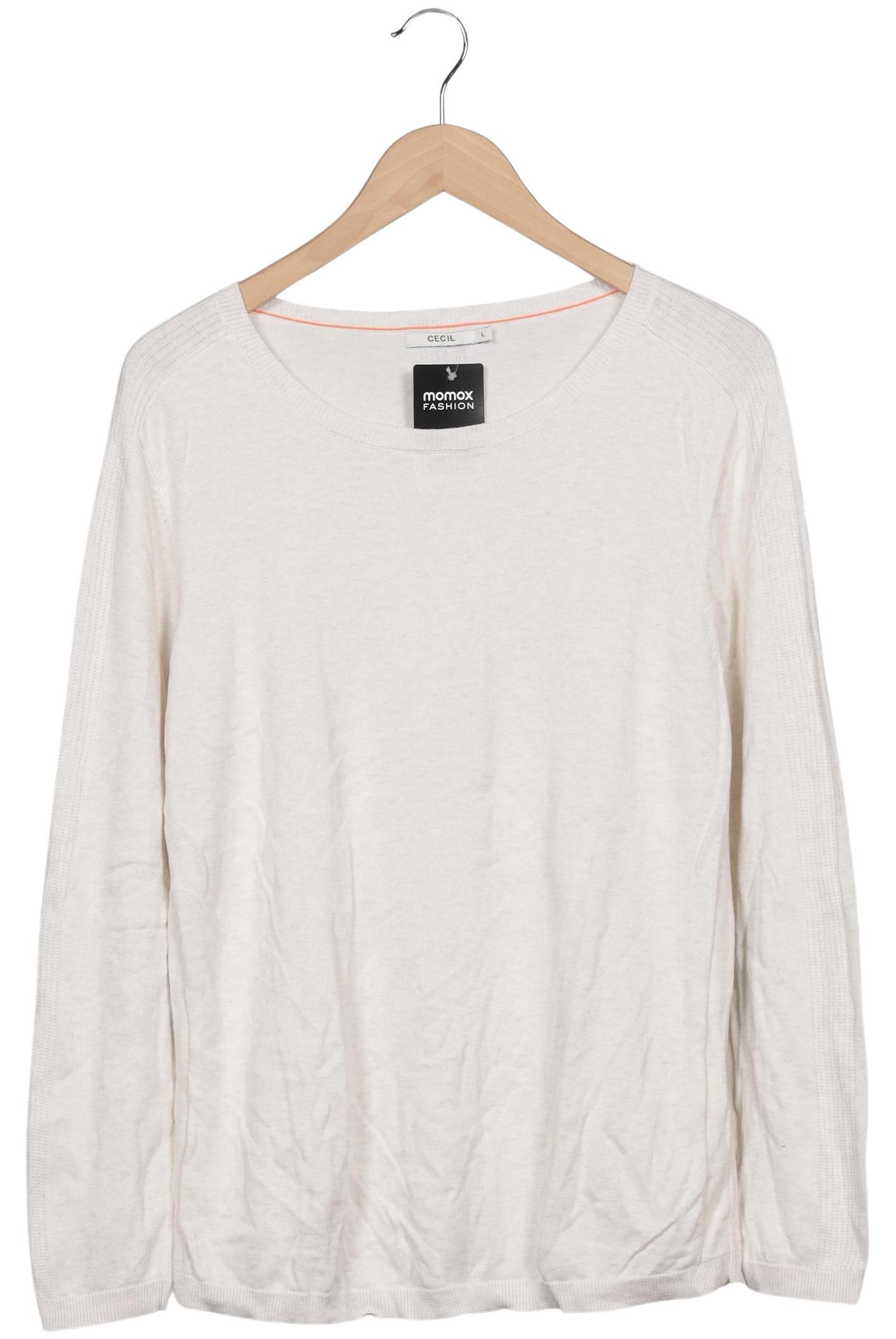 

Cecil Damen Pullover, cremeweiß, Gr. 42