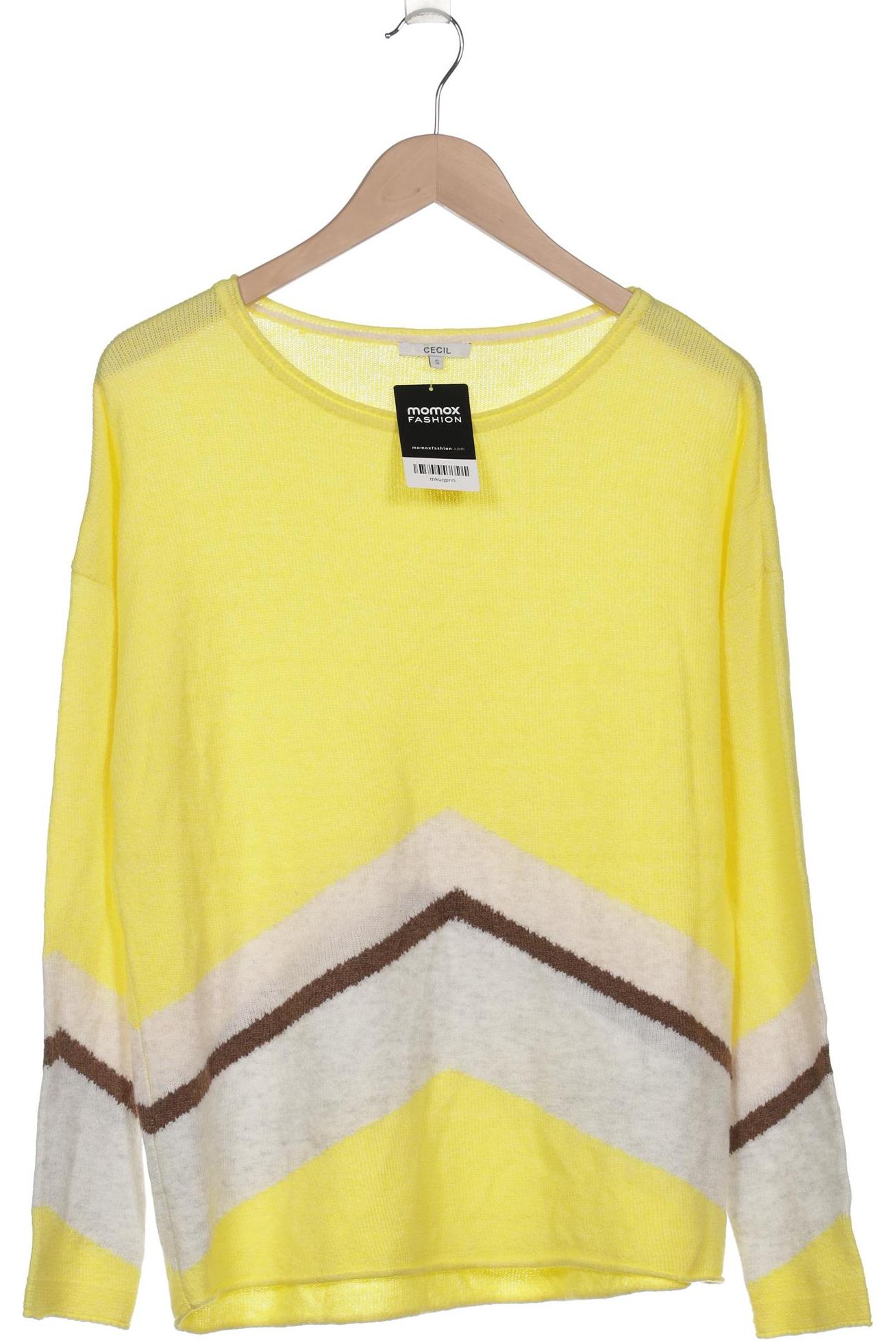 

Cecil Damen Pullover, gelb, Gr. 36