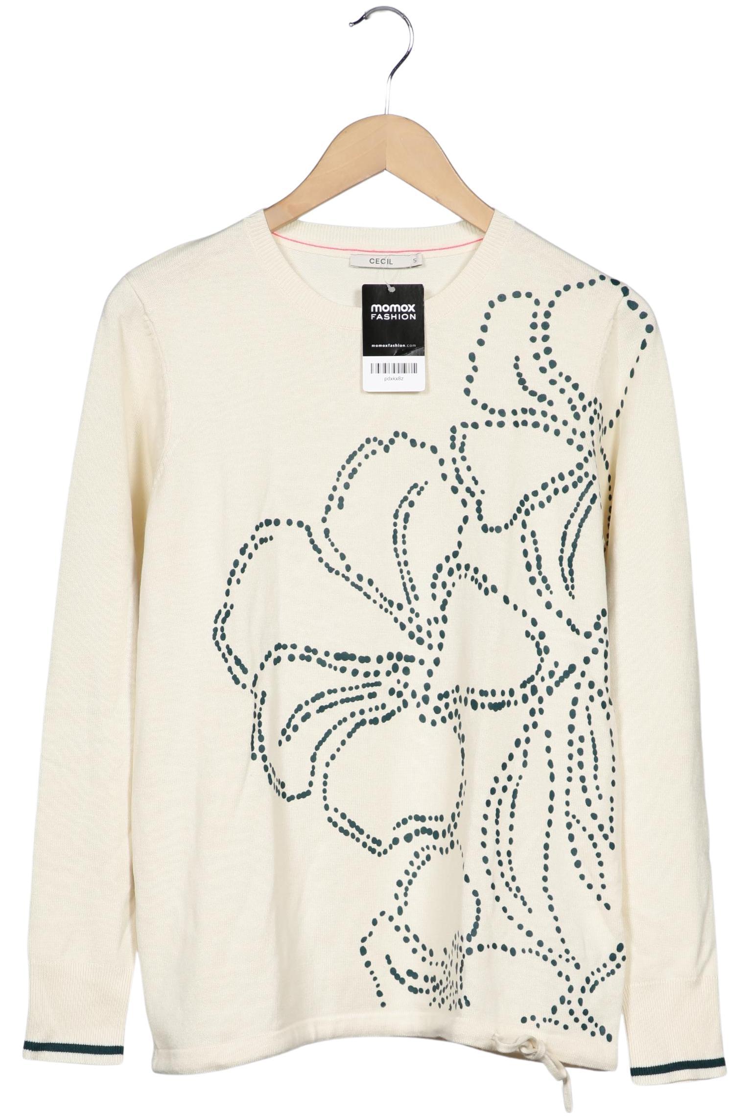

Cecil Damen Pullover, cremeweiß, Gr. 36