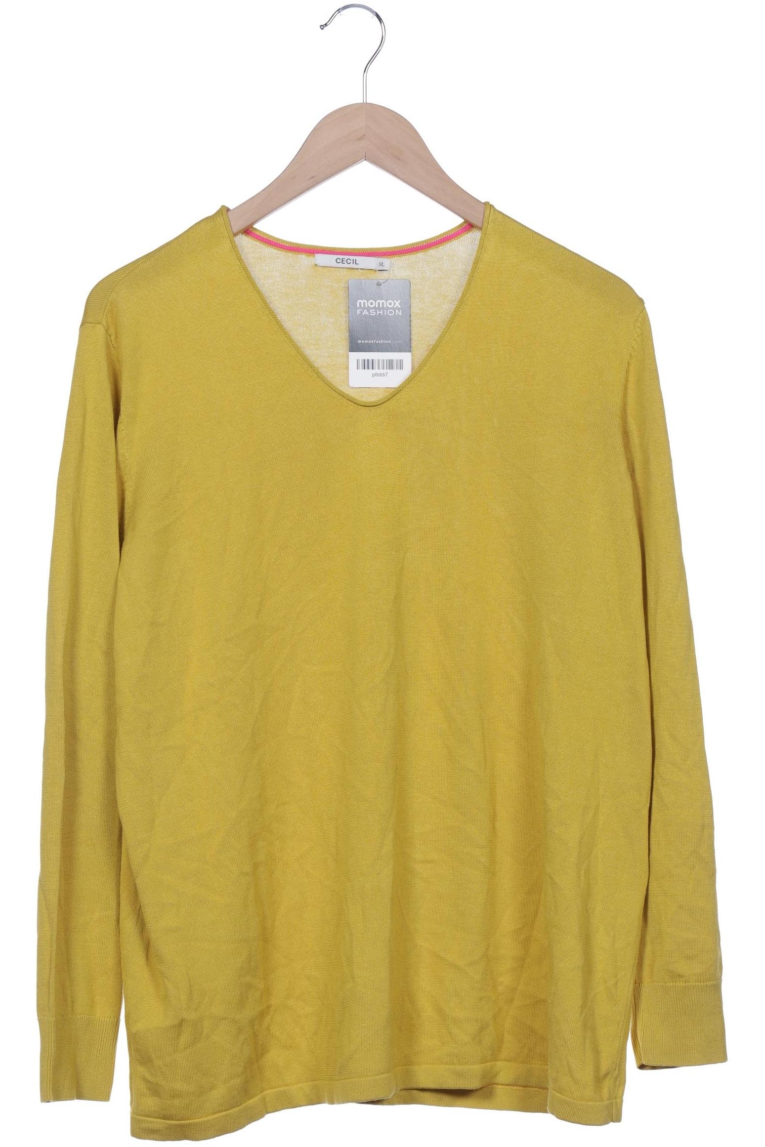 

Cecil Damen Pullover, gelb, Gr. 44