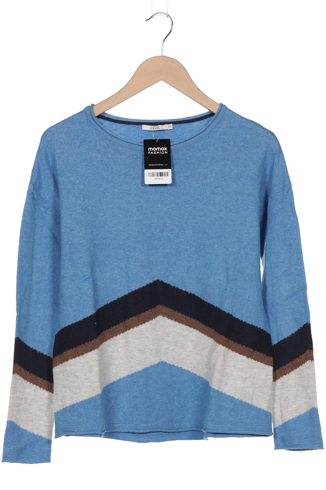 

Cecil Damen Pullover, blau, Gr. 34