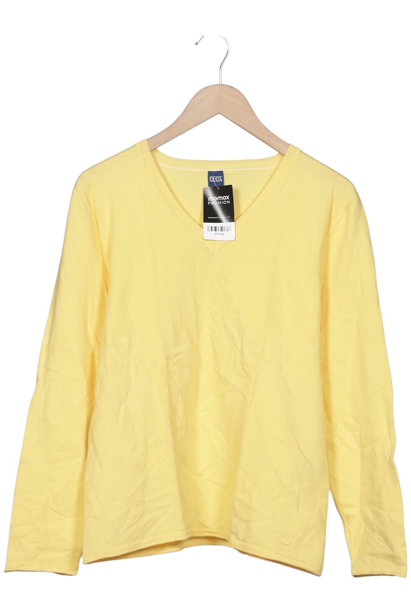 

Cecil Damen Pullover, gelb, Gr. 46