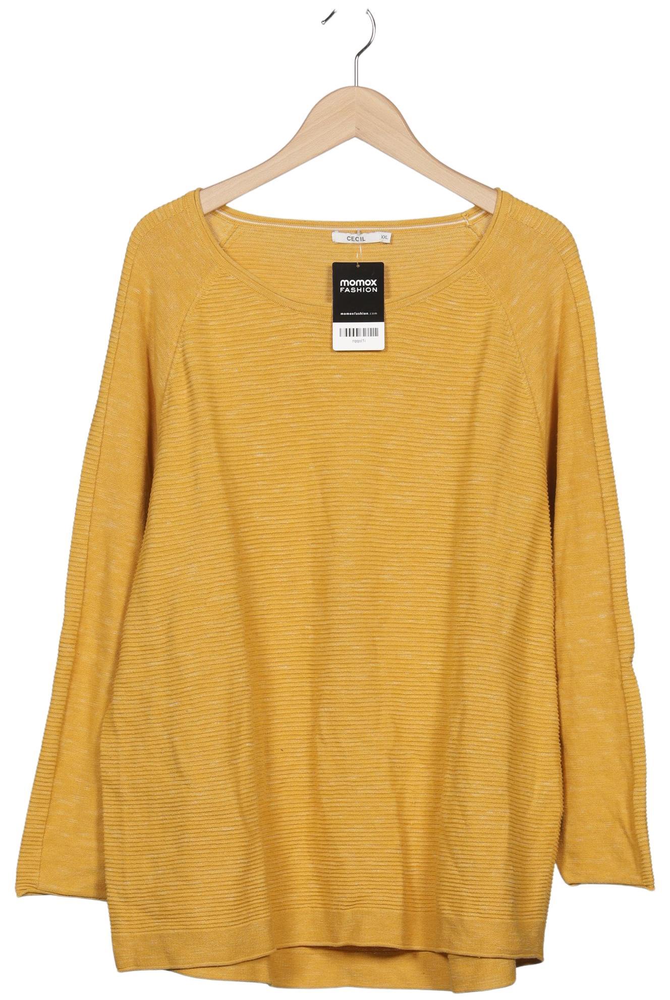

Cecil Damen Pullover, gelb, Gr. 46