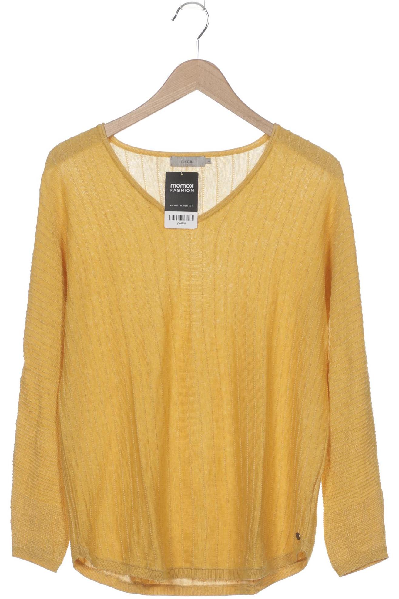 

Cecil Damen Pullover, gelb, Gr. 42