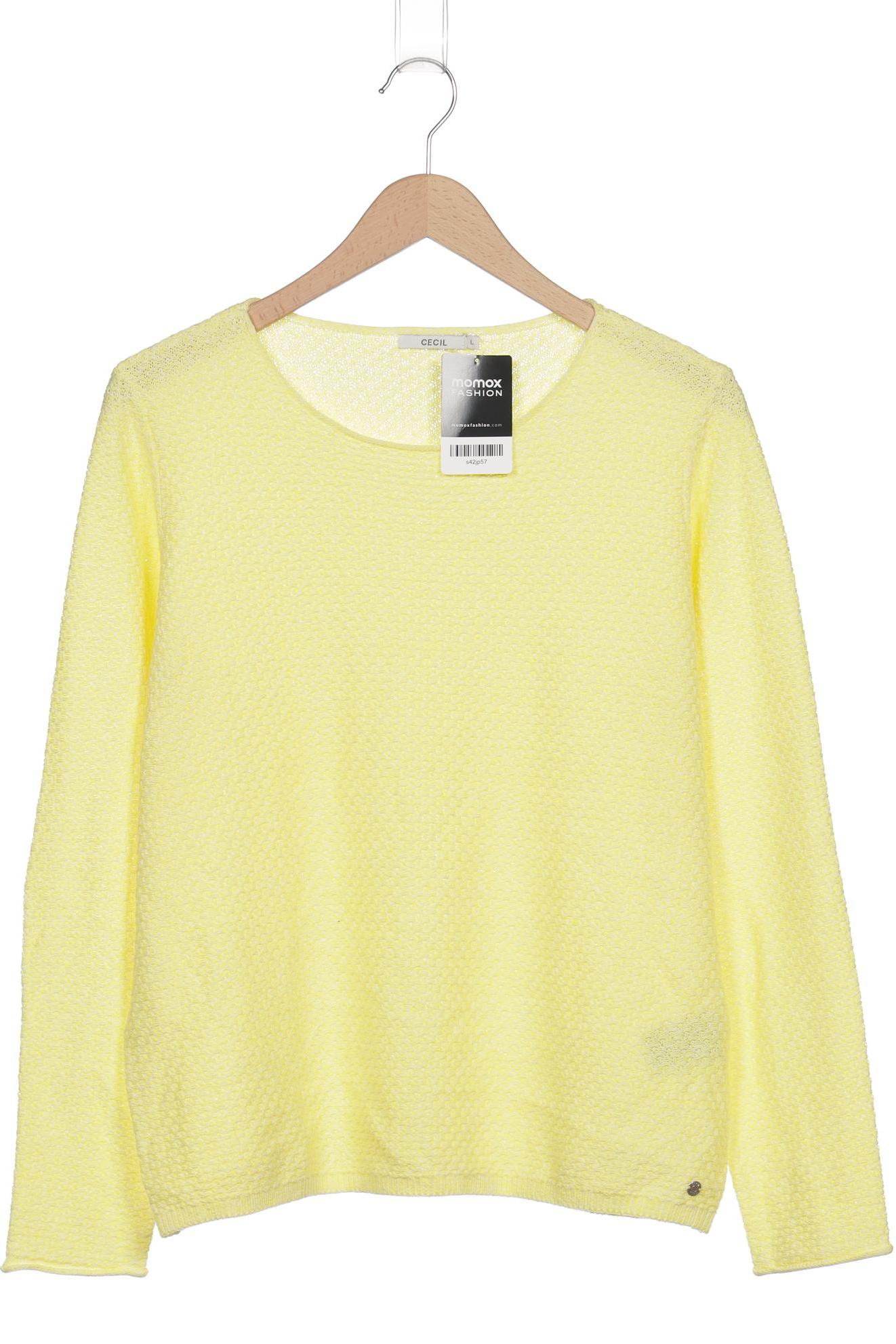 

Cecil Damen Pullover, gelb, Gr. 42