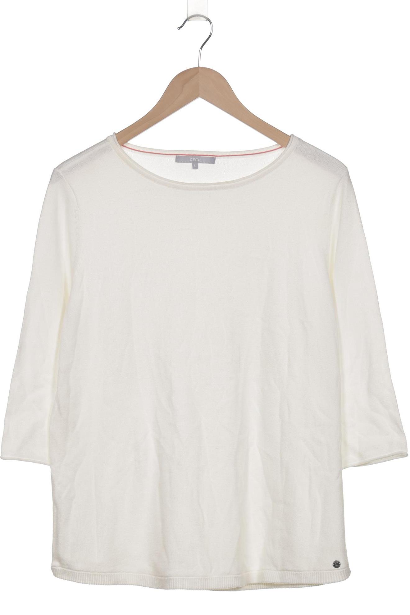 

Cecil Damen Pullover, cremeweiß, Gr. 42