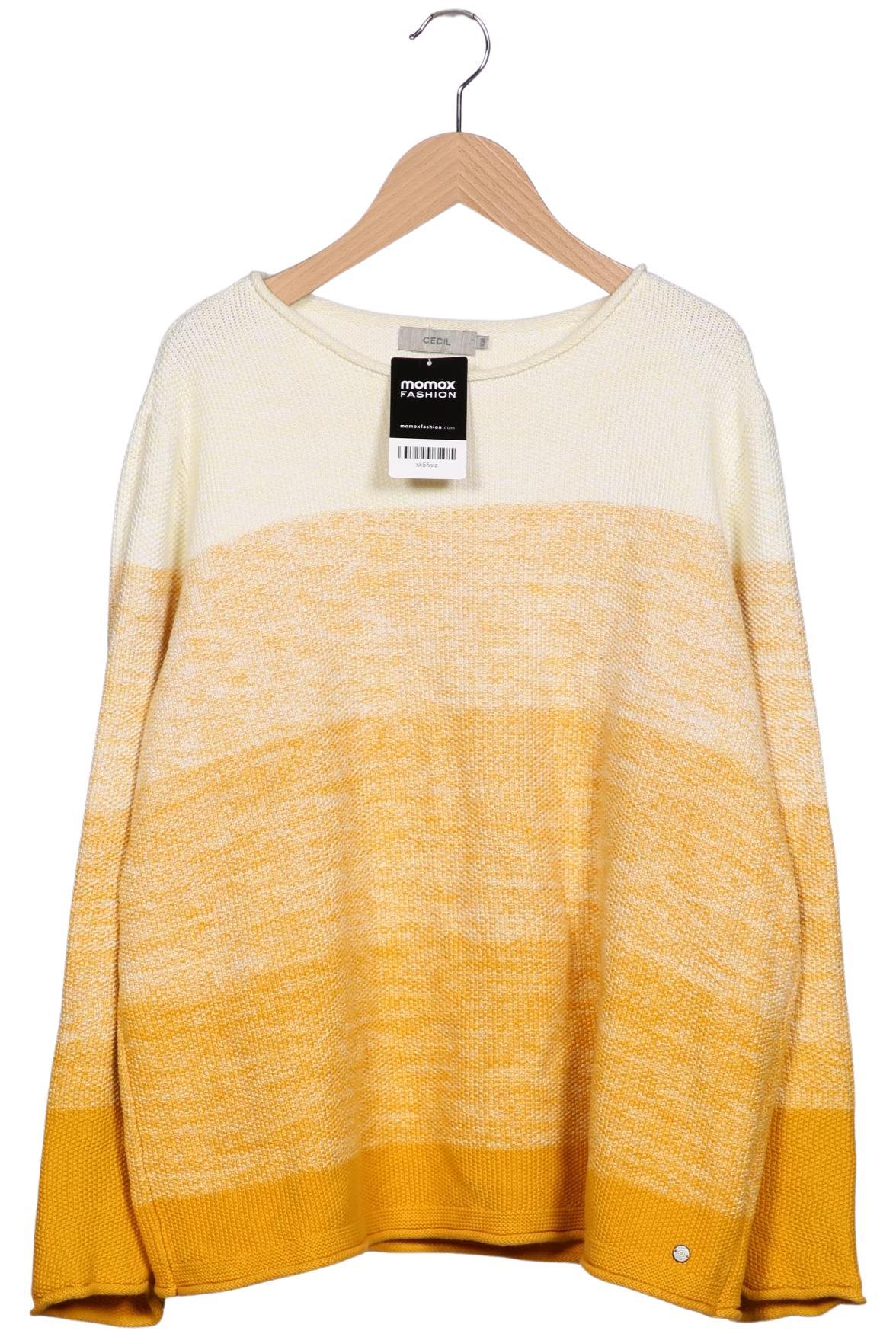 

Cecil Damen Pullover, gelb, Gr. 46