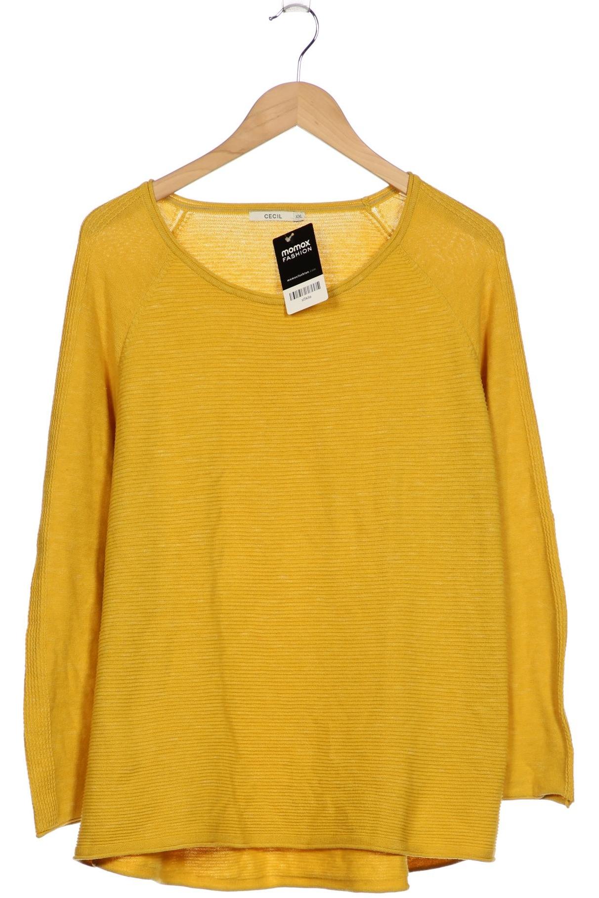 

Cecil Damen Pullover, gelb, Gr. 46