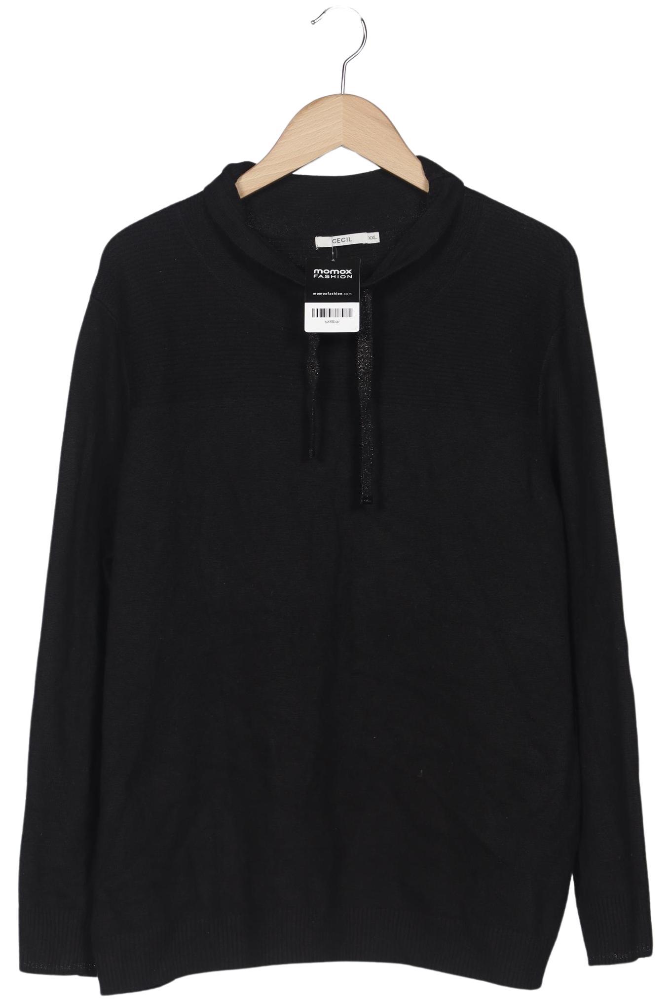 

Cecil Damen Pullover, schwarz, Gr. 46