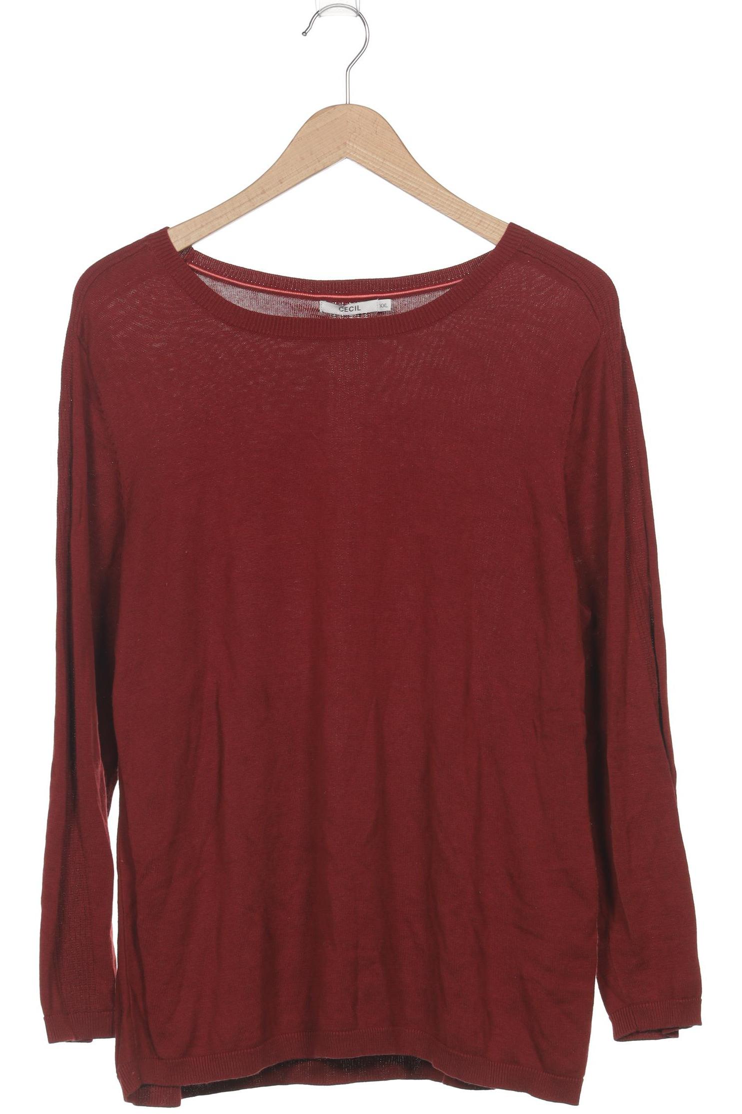 

Cecil Damen Pullover, bordeaux, Gr. 46