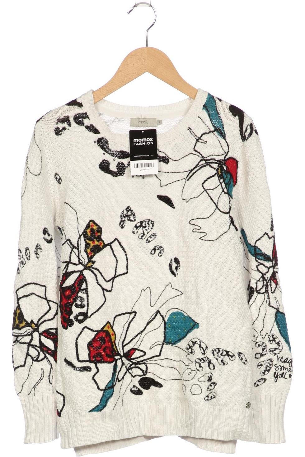 

Cecil Damen Pullover, weiß, Gr. 38