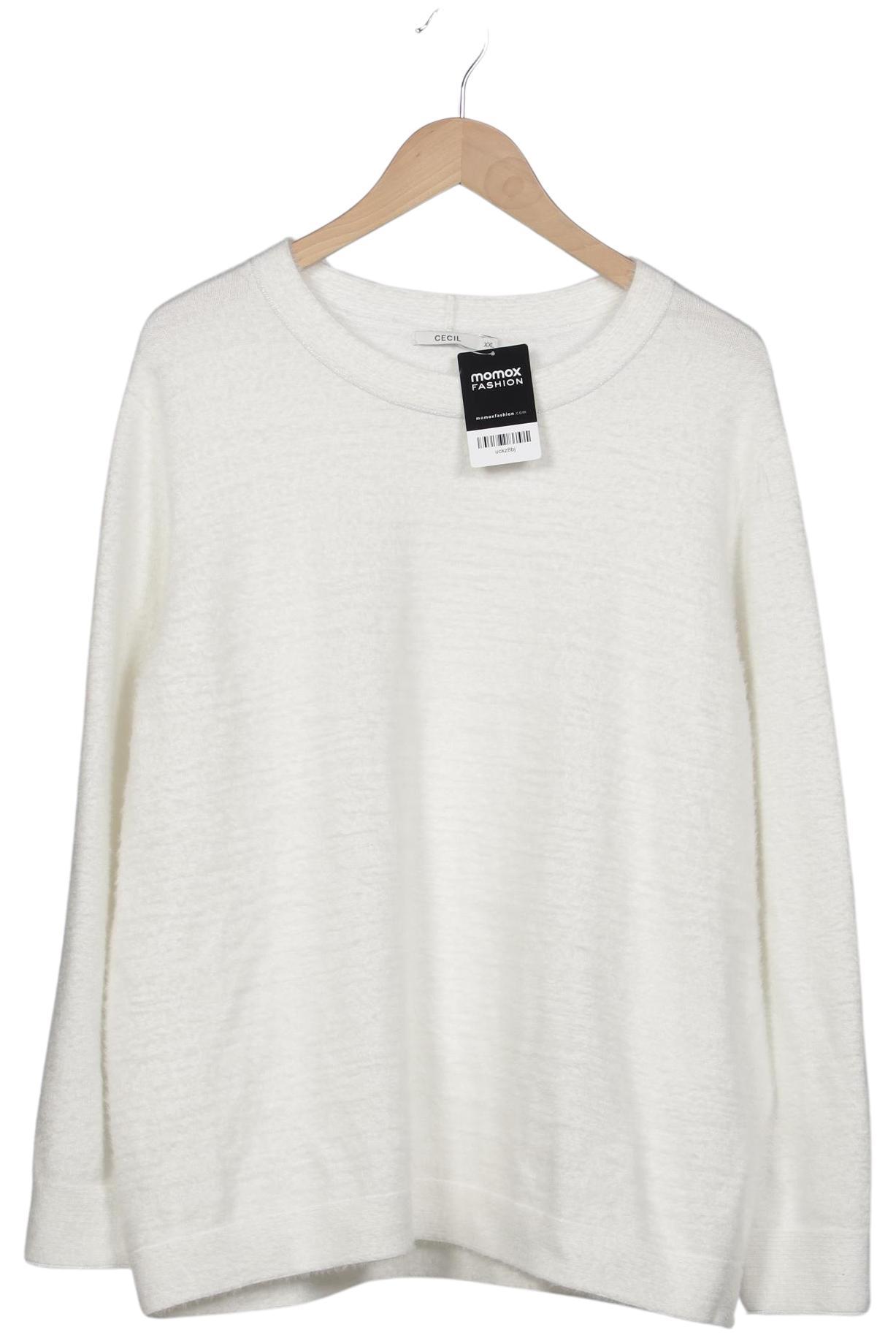 

Cecil Damen Pullover, weiß, Gr. 46