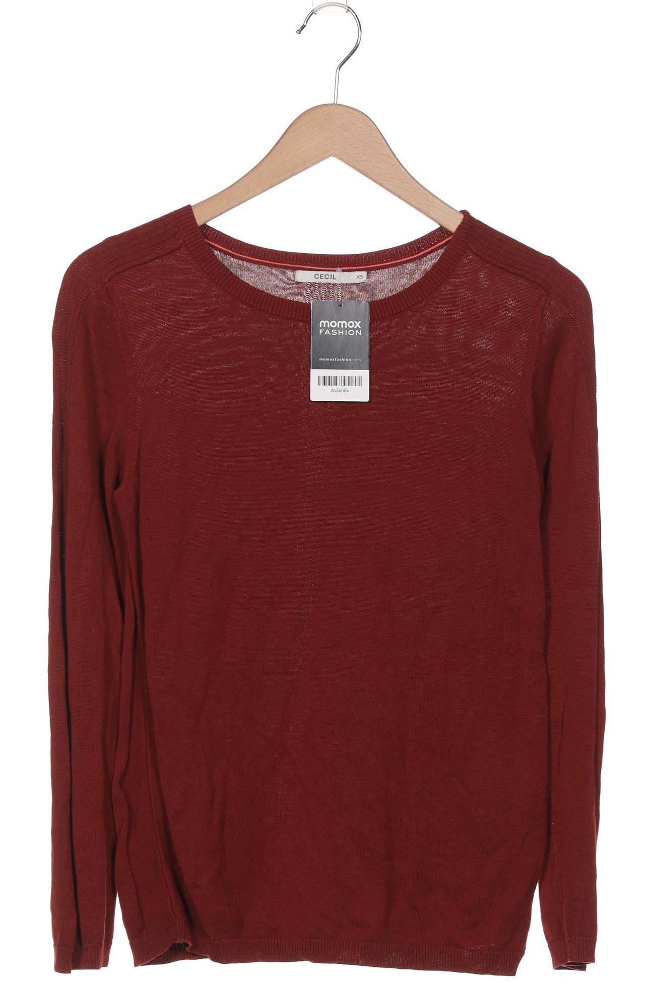 

Cecil Damen Pullover, bordeaux, Gr. 34