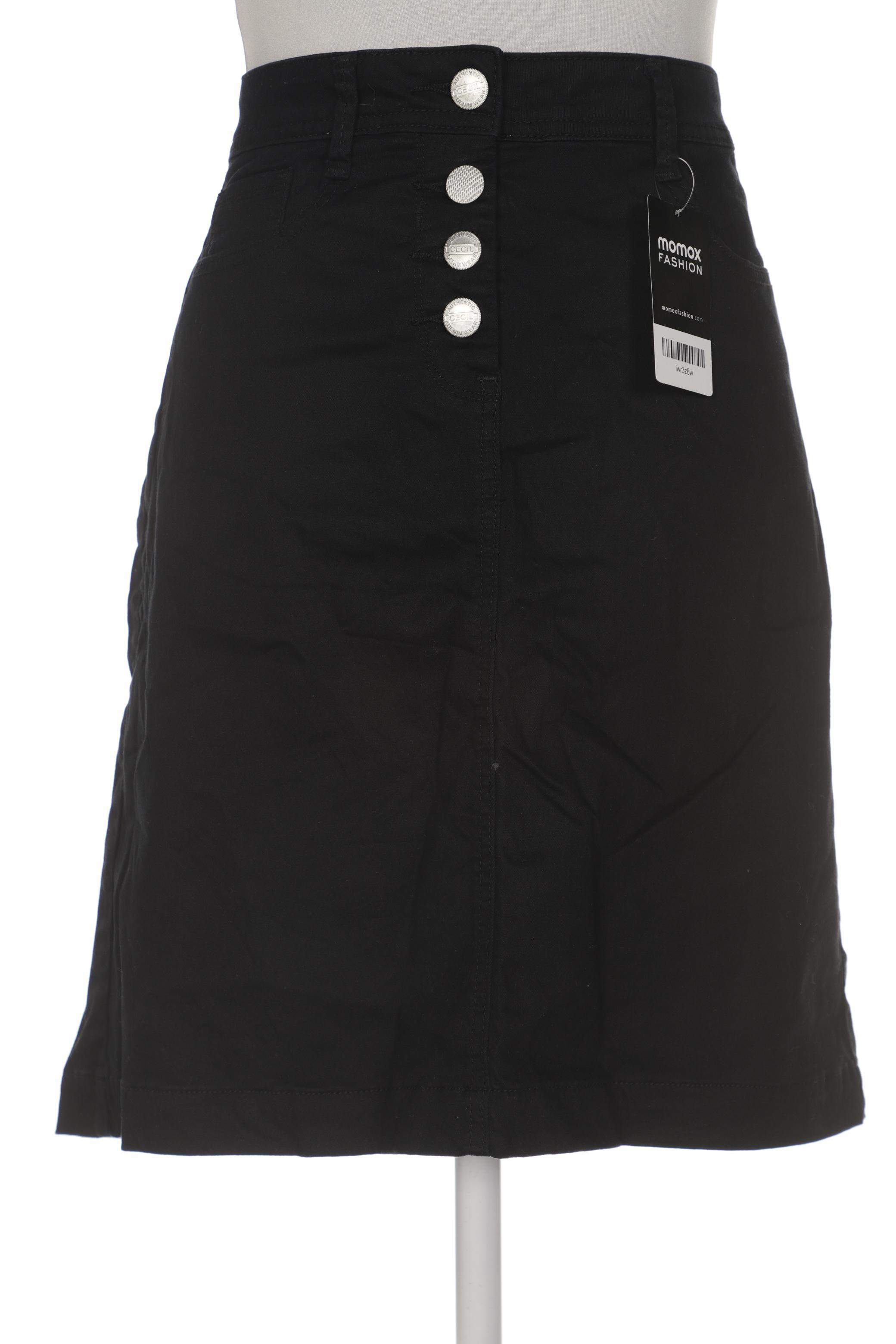 

CECIL Damen Rock, schwarz