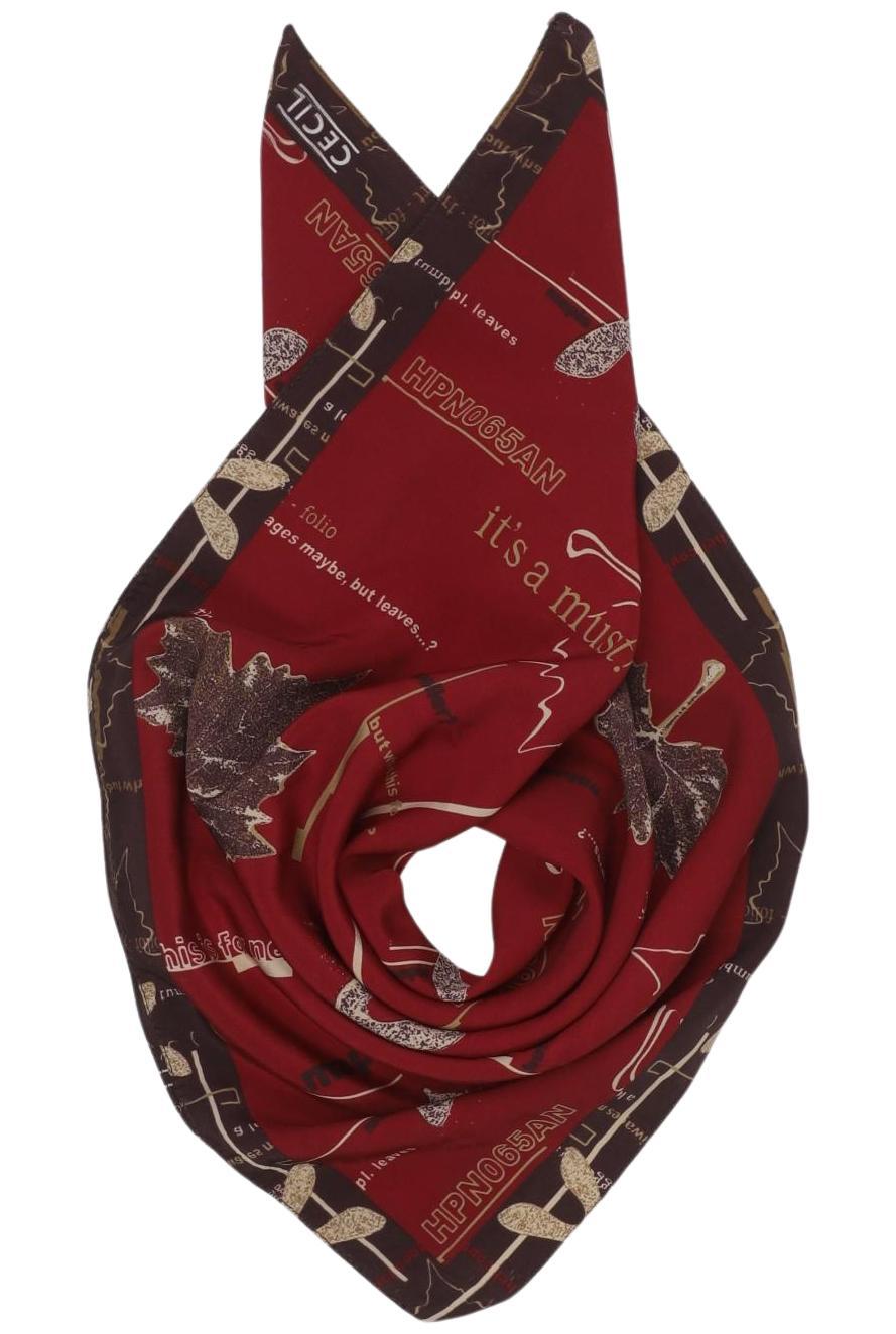 

Cecil Damen Schal, rot, Gr.