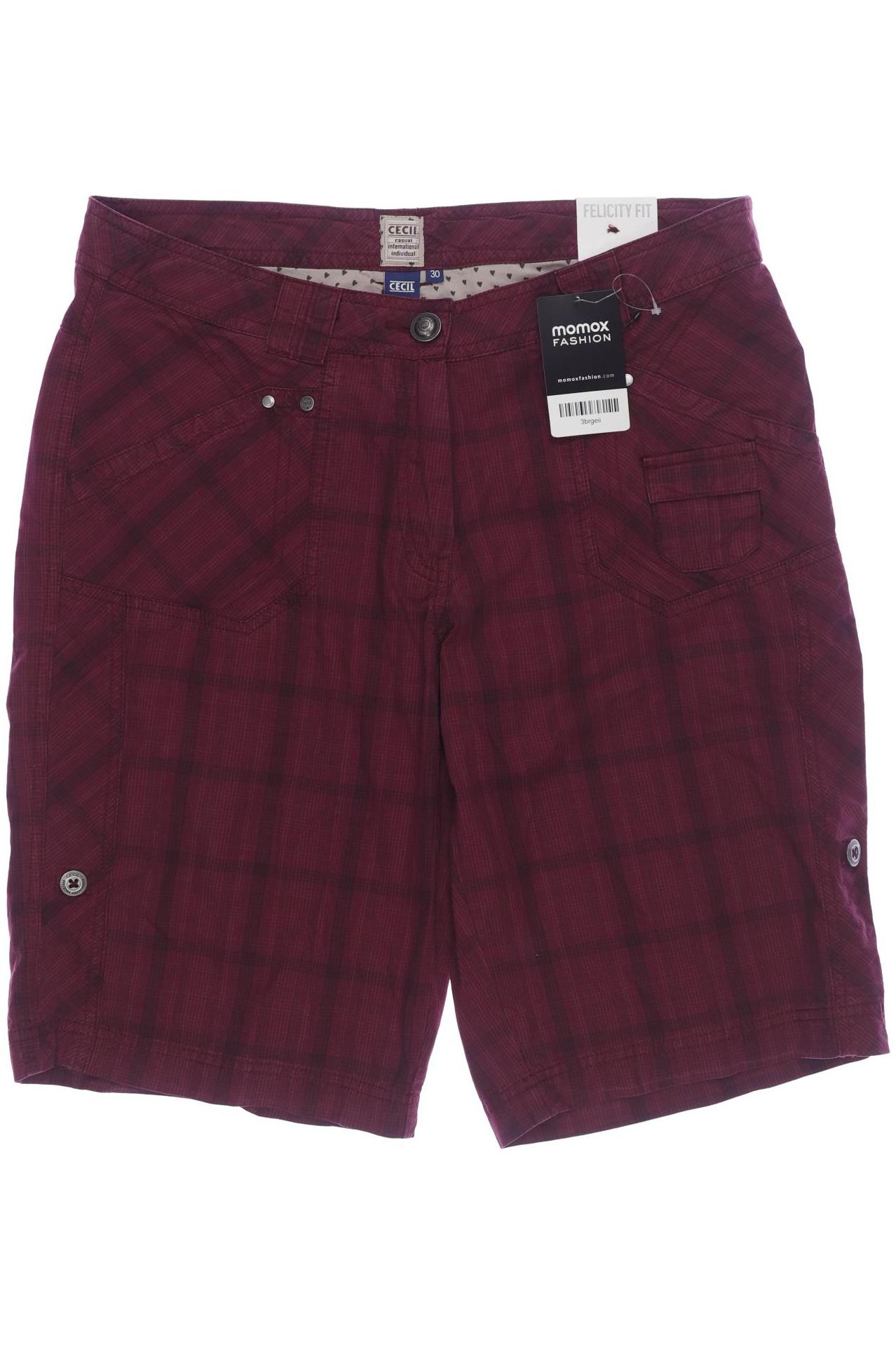 

Cecil Damen Shorts, bordeaux, Gr. 30