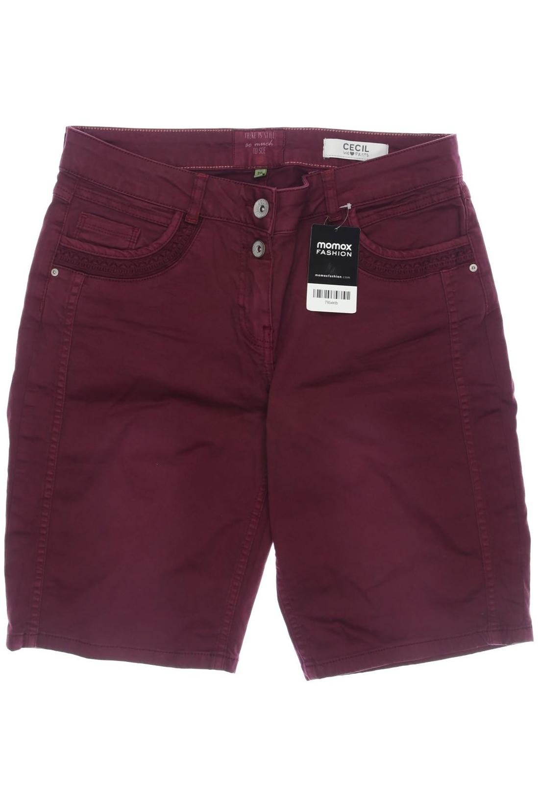 

Cecil Damen Shorts, bordeaux, Gr. 28