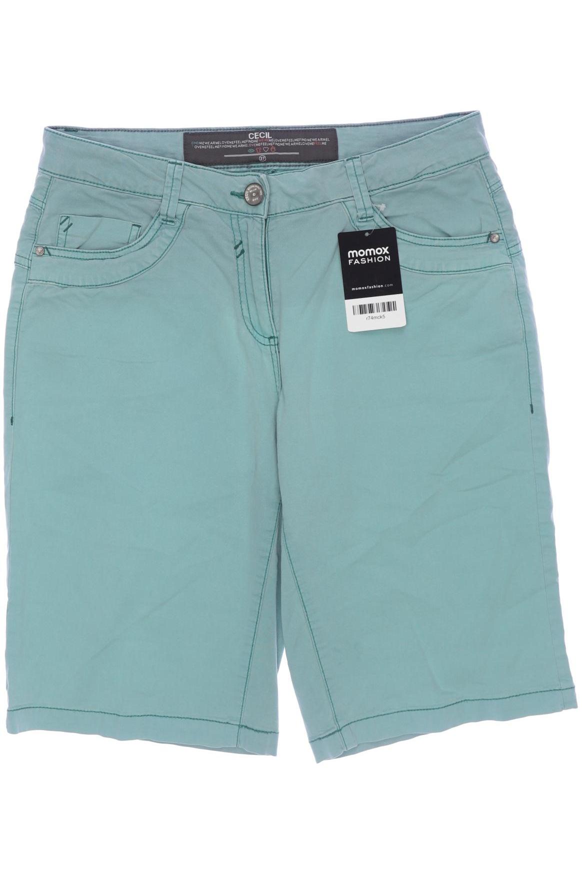 Thumbnail - Cecil Damen Shorts, hellgrün, Gr. 27