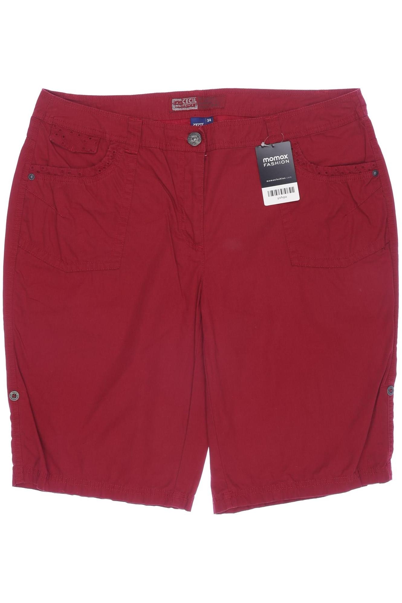 

Cecil Damen Shorts, rot, Gr. 34