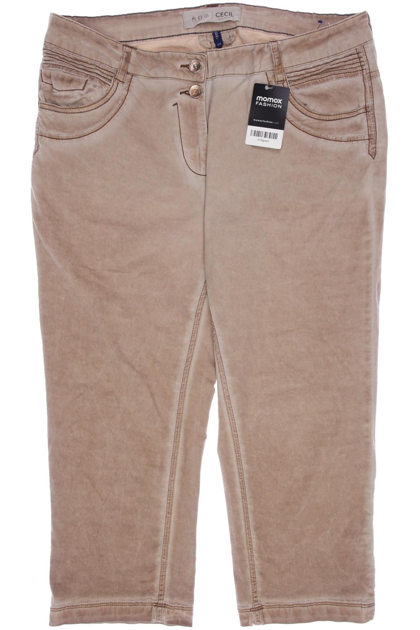 

CECIL Damen Stoffhose, beige